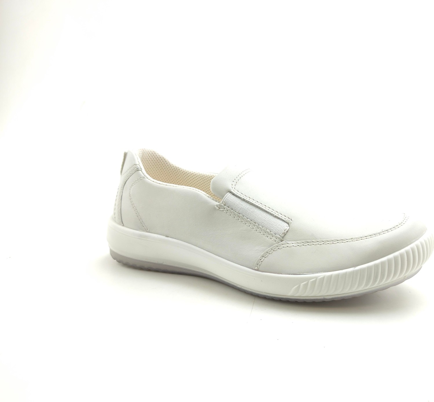 Legero Unisex Deri Ayakkabı Tanaro Bağcıksız 000215-1000 - Beyaz BEYAZ görsel 2