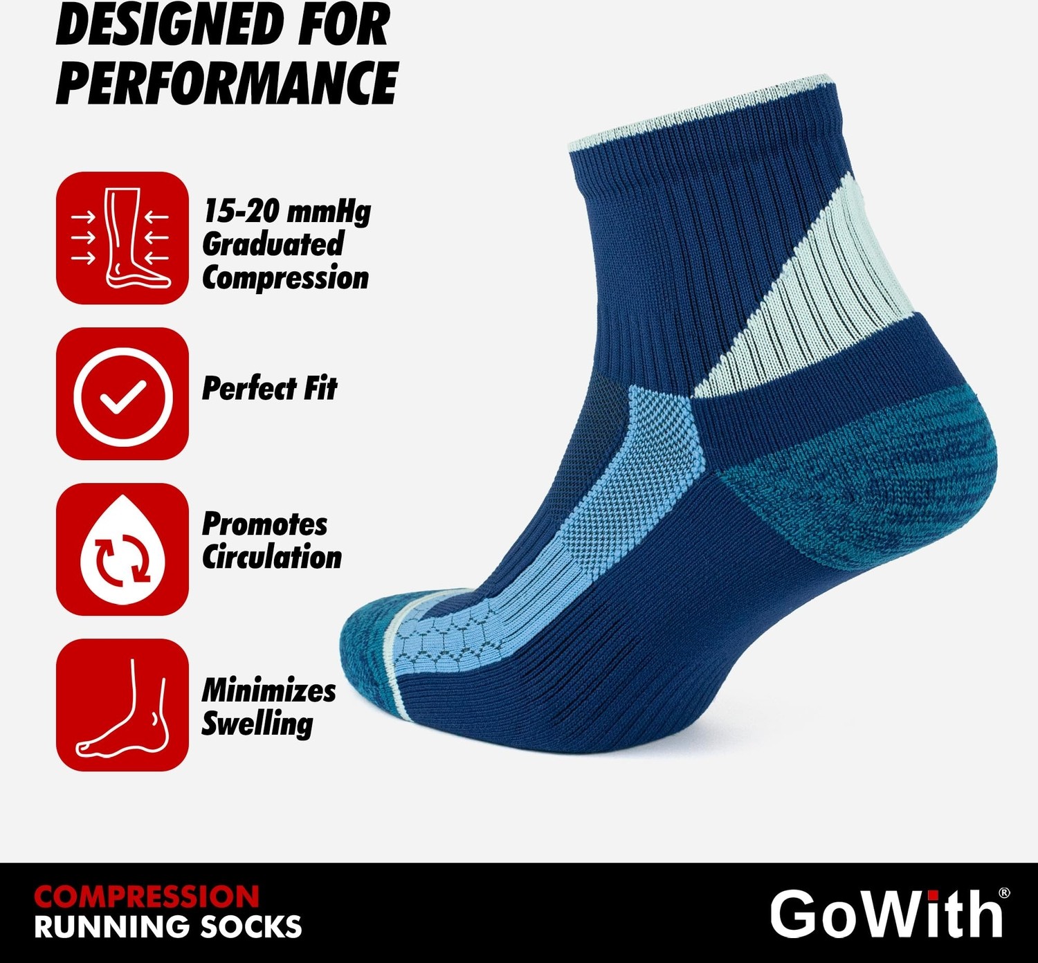 Aesco Gowith 2'li Tabanaltı Havlulu Dikişsiz Unisex Atletik Fit Koşu Yürüyüş Egzersiz Aktivite Çorabı 3593 görsel 5