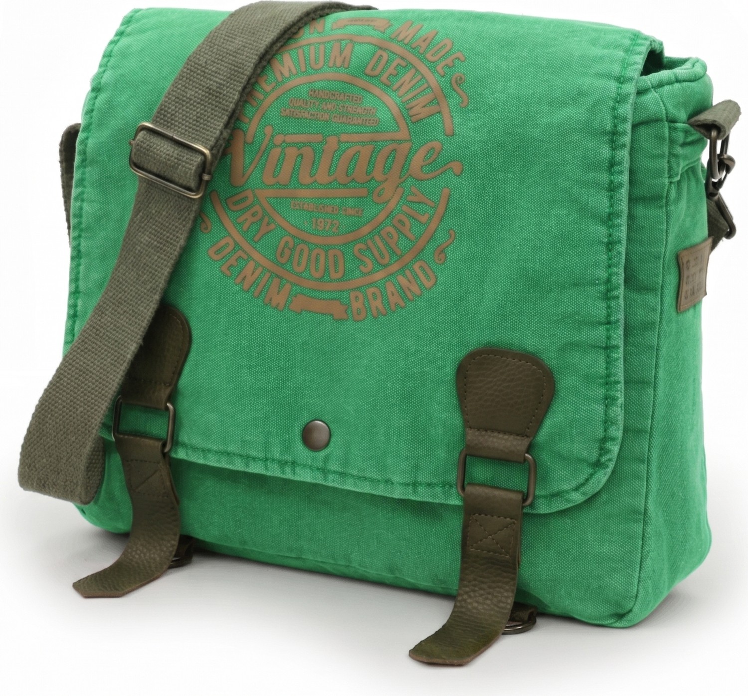 Mandosi Unisex Vintage Postacı Çantası Laptop Evrak ve Okul Omuz Çantası - 8045