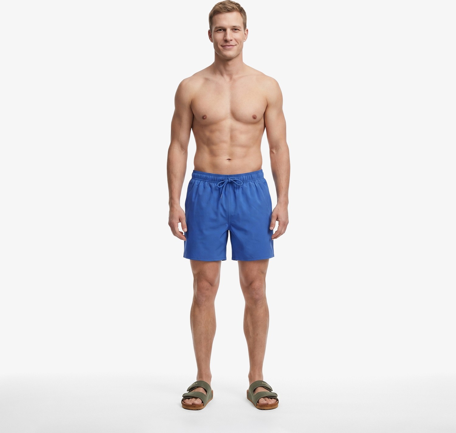 Nautica Erkek Mavi Regular Fit Deniz Şortu