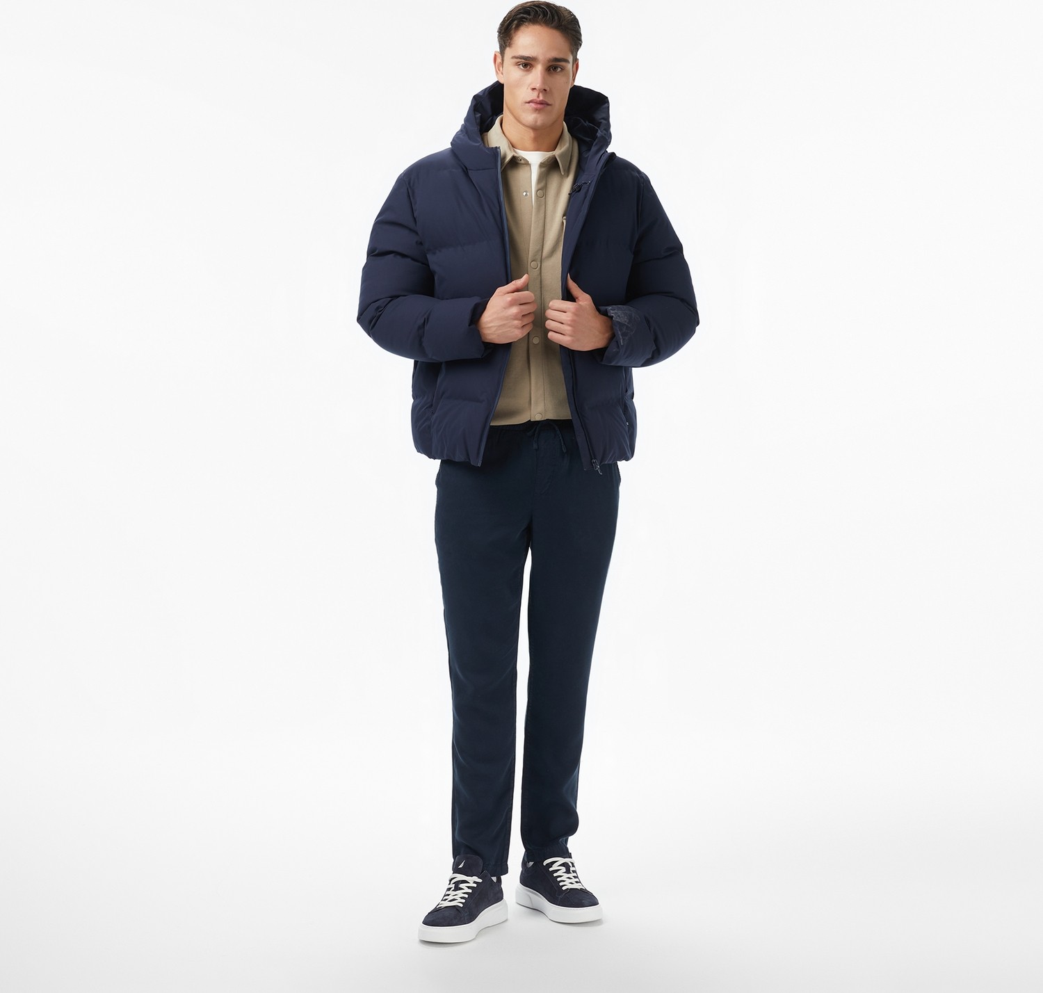 Nautica Erkek Lacivert Regular Fit Mont görsel 8