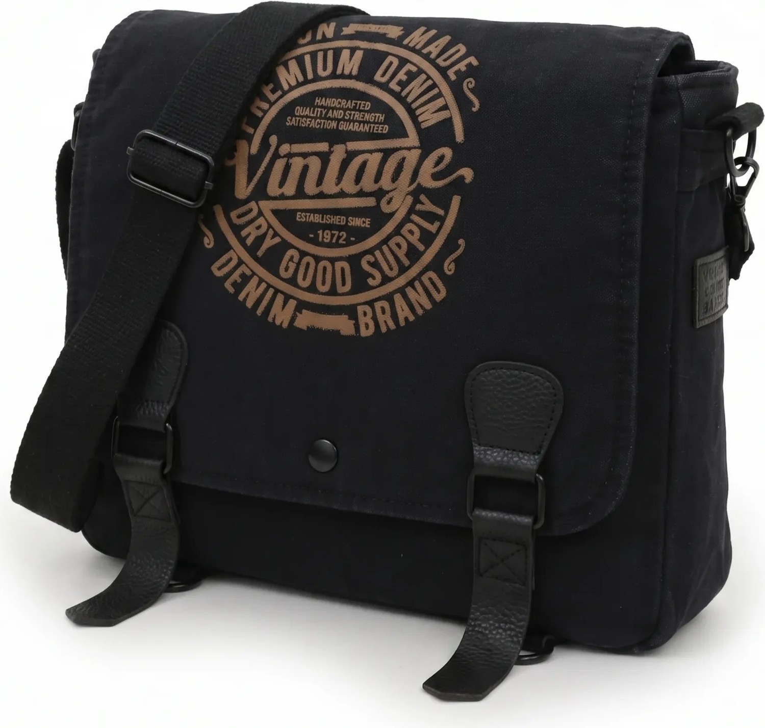Mandosi Unisex Vintage Postacı Çantası Laptop Evrak ve Okul Omuz Çantası - 8045