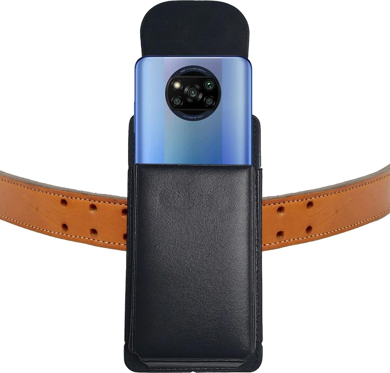 Exenar Poco X3 Pro Kılıfı - Bel Kemer Kılıfı Kapaklı Mıknatıslı