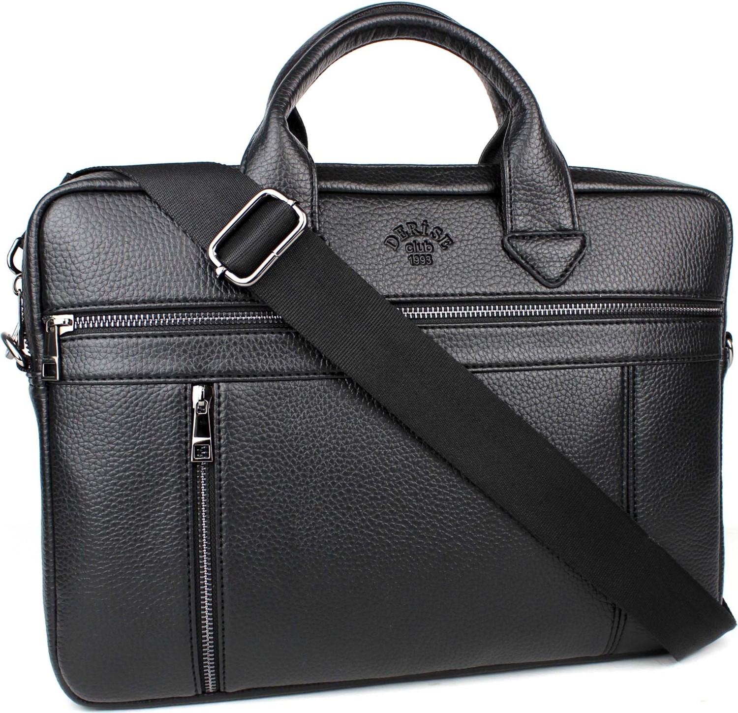 Derise Club Unisex Siyah 14 Inç Evrak ve Laptop Çantası görsel 7