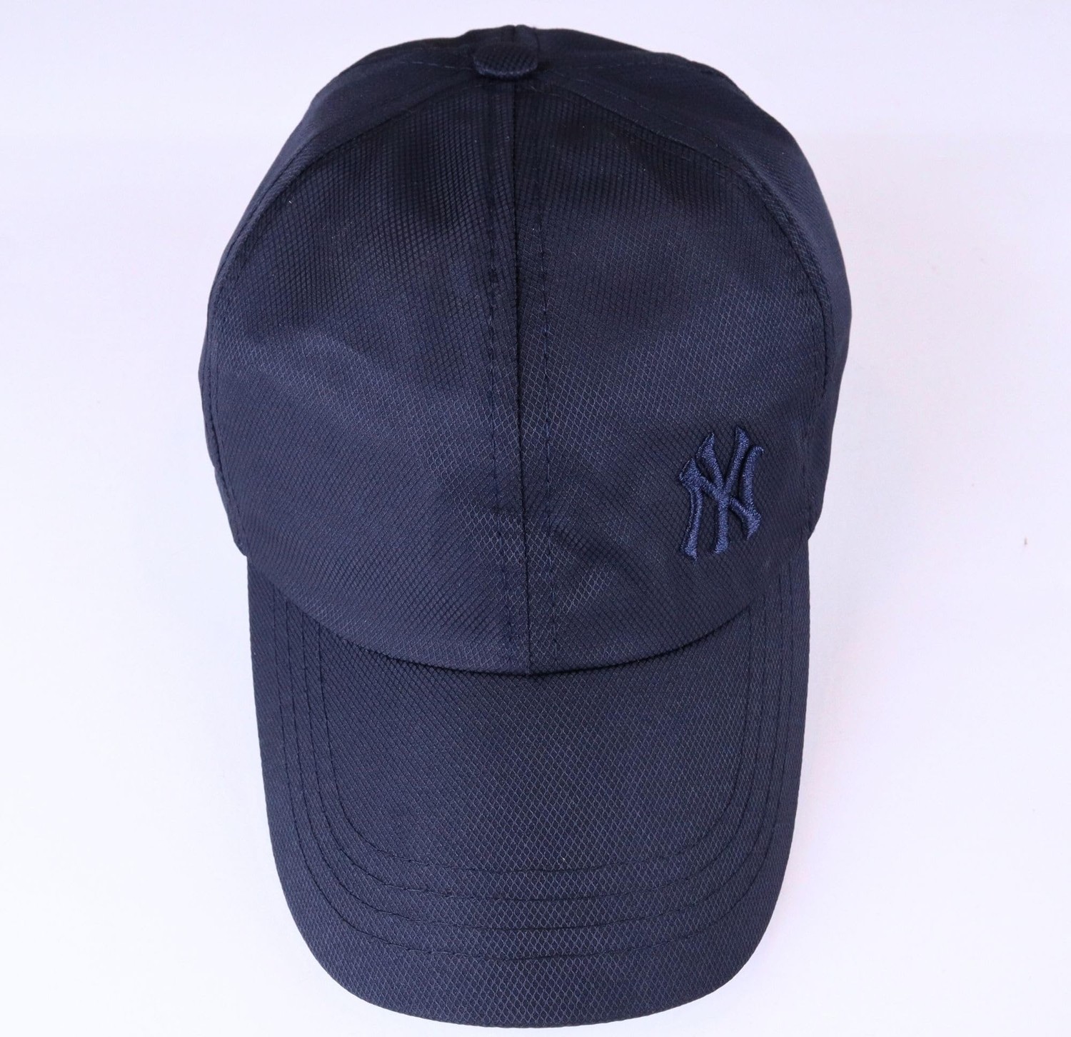 Die Grup Perlotus Unisex Ny New York Temalı Ayarlanabilir Micro Spor Şapka Lacivert görsel 4