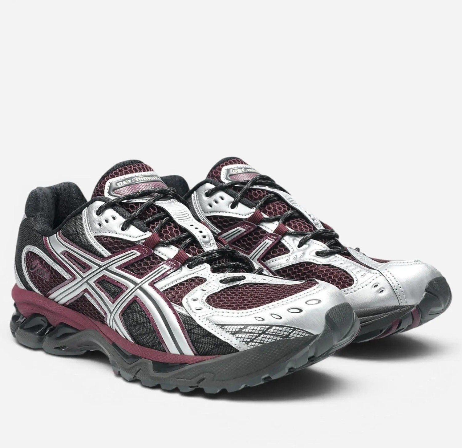 Asics Gel-Nimbus 10.1 Unisex Bordo Sneakers 1203A543-501 görsel 3