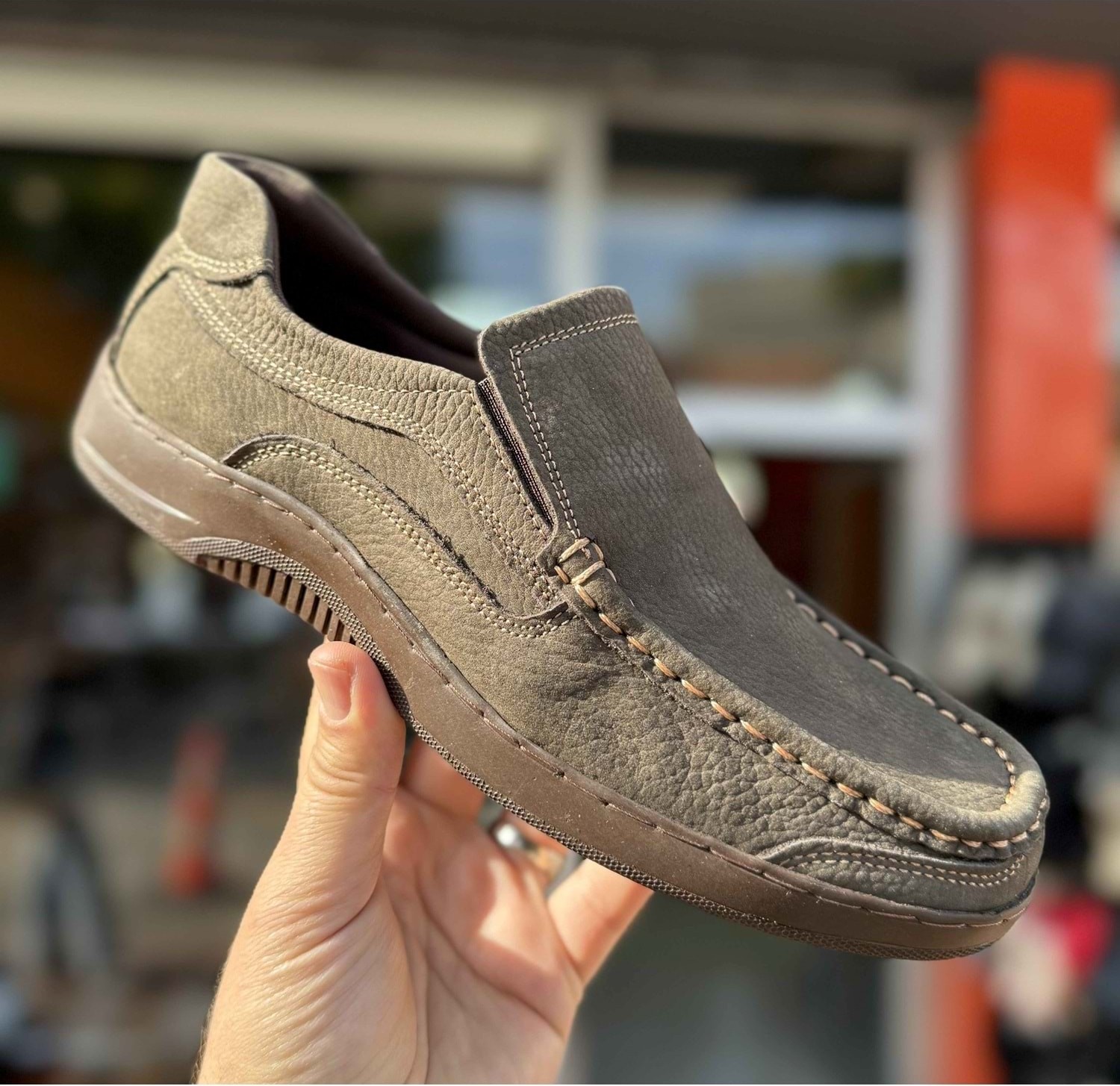 Ayakcity Erkek Günlük Hakiki Deri Full Ortopedik Taban Loafer Ayakkabı - Siyah - 40 görsel 6
