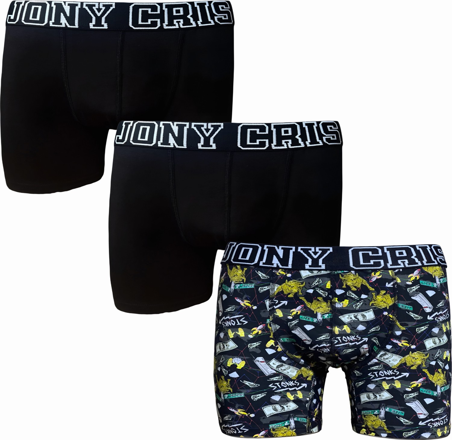 Jony Cris Erkek Boxer 3’lü Set