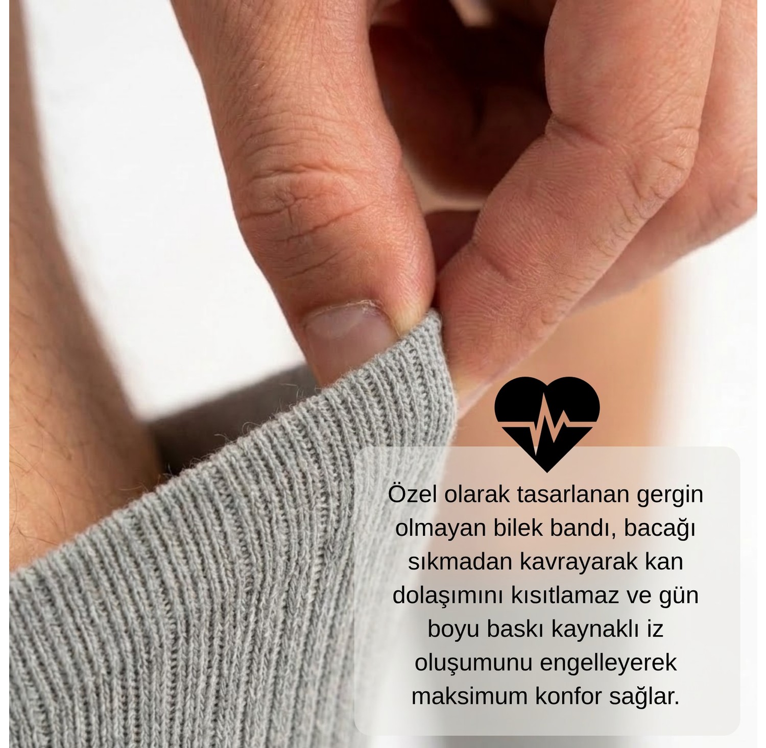 Socketta 6'lı Modal Şeker (Diyabetik) Lastiksiz Dikişsiz Sıkmayan Füme Soket Çorap görsel 3
