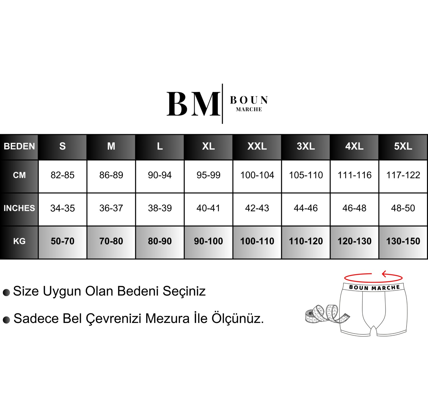 Boun Marche Erkek Boxer Likralı Premıum 6'lı Kutu Boris Bm-Clr görsel 7