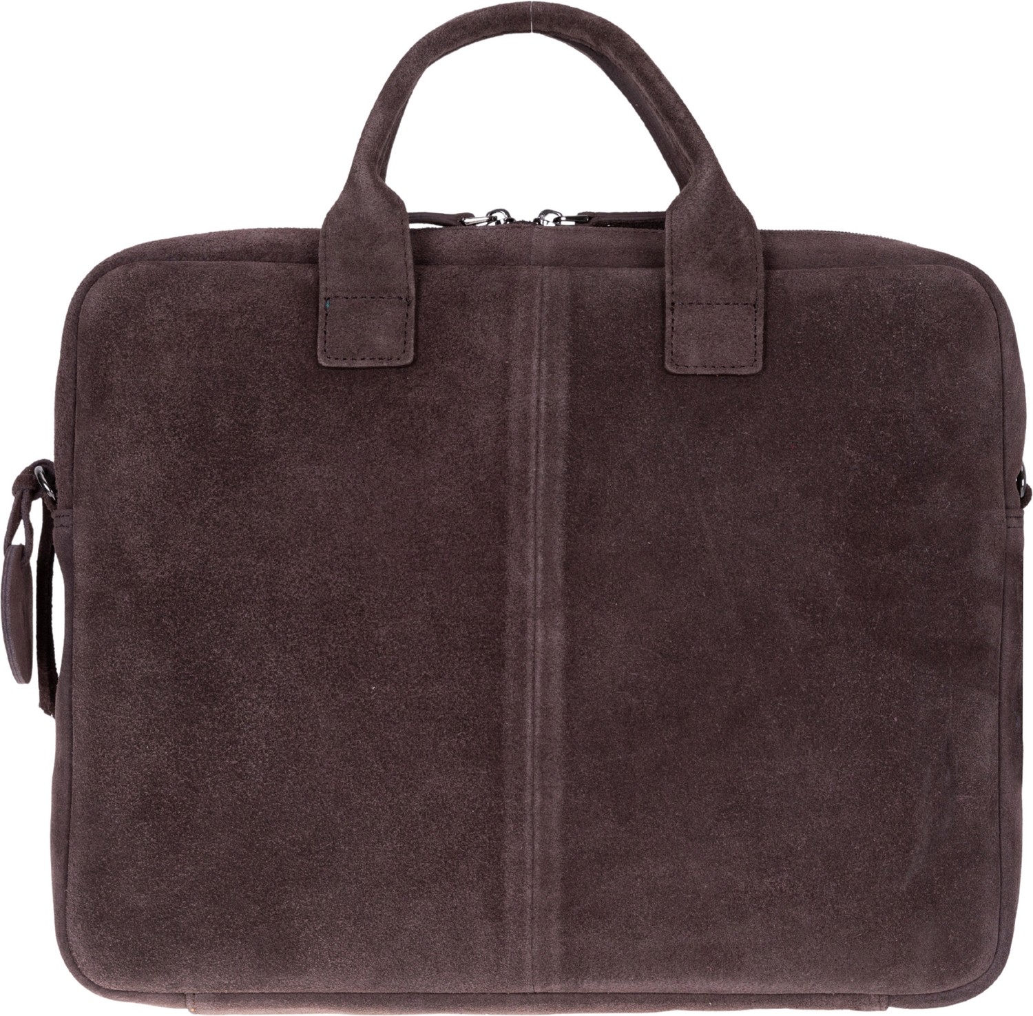 BloominBag Mocha Still Hakiki Süet Deri 13-14 Inç Macbook/laptop Çantası görsel 5