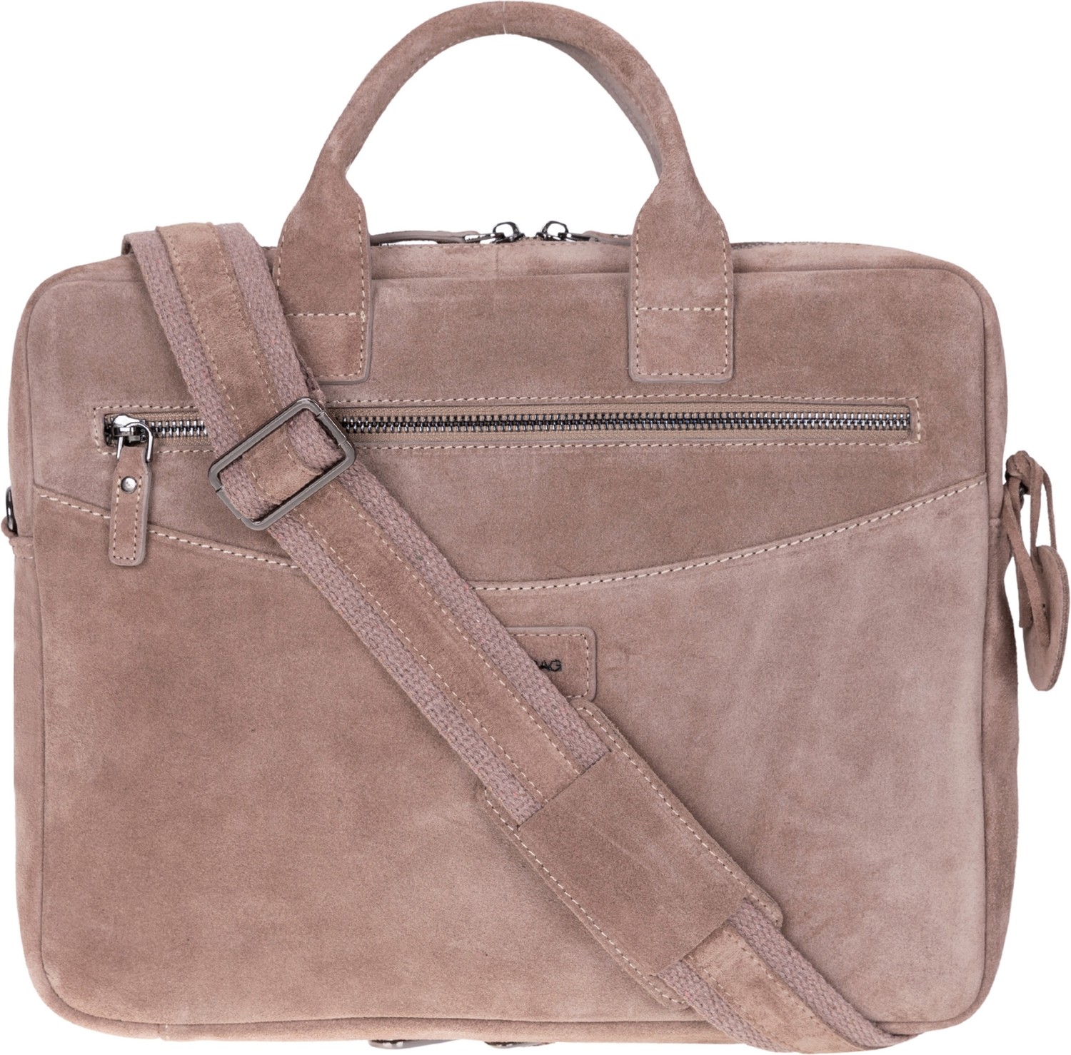 BloominBag Sand Still Hakiki Süet Deri 13-14 Inç Macbook/laptop Çantası