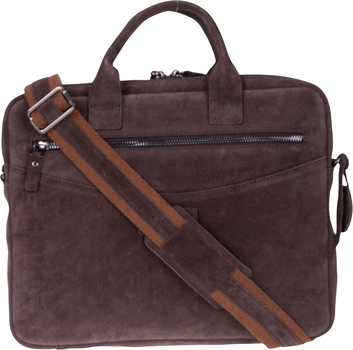 BloominBag Mocha Still Hakiki Süet Deri 13-14 Inç Macbook/laptop Çantası
