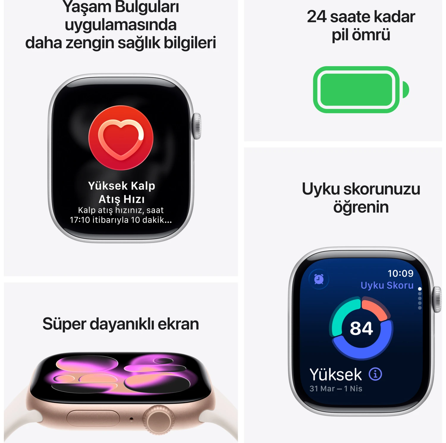 Resim Apple Watch Serisi 11 GPS 46MM Alüminyum Kasa Akıllı Saat | TR Garanti 