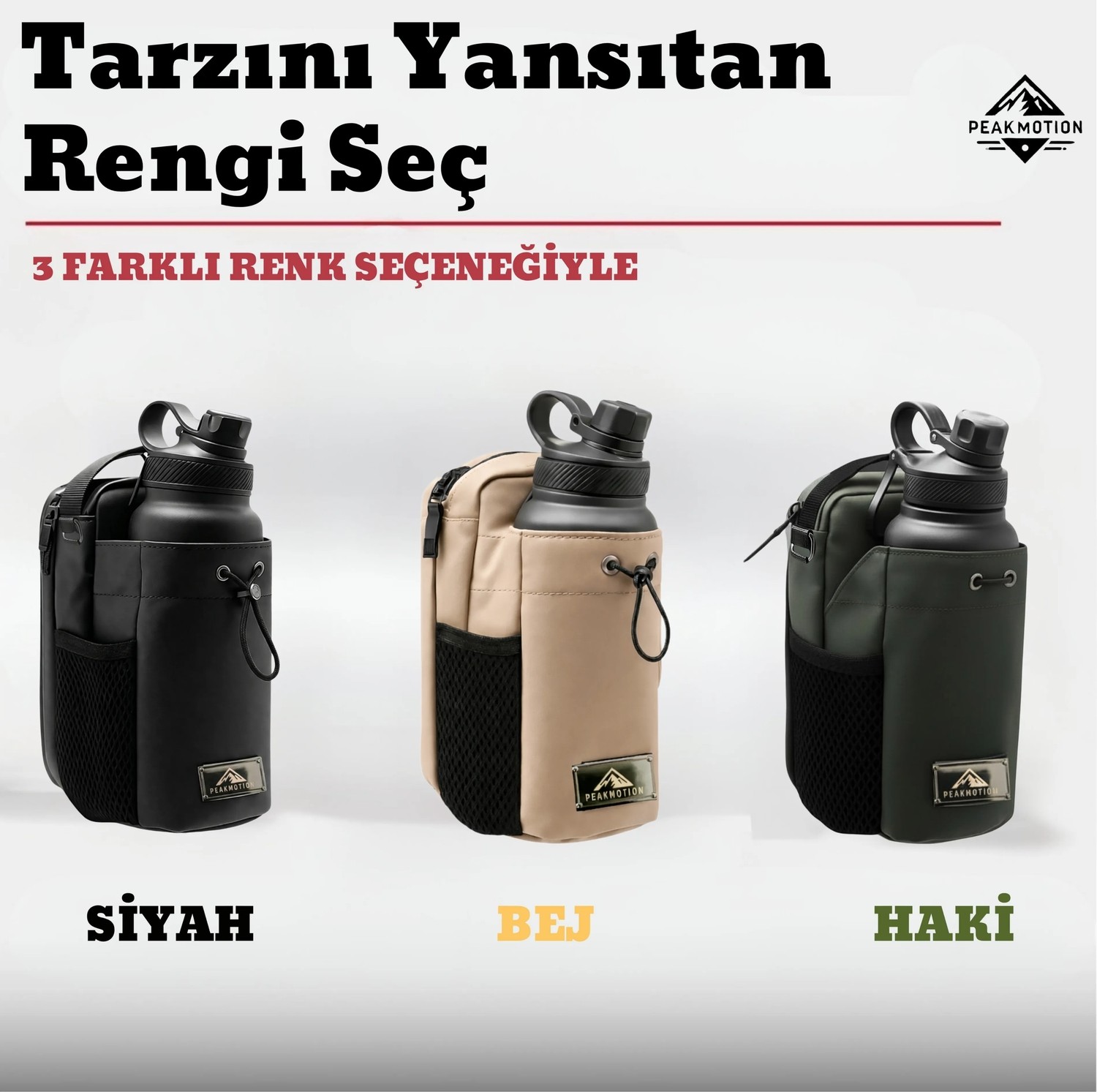 Store Peakmotion Manyetik/Mıknatıslı Sporcu Fitness Çantası Gym, Seyahat Taşınabilir Şişe Telefon Saklama Çapraz Askılı Çanta görsel 7