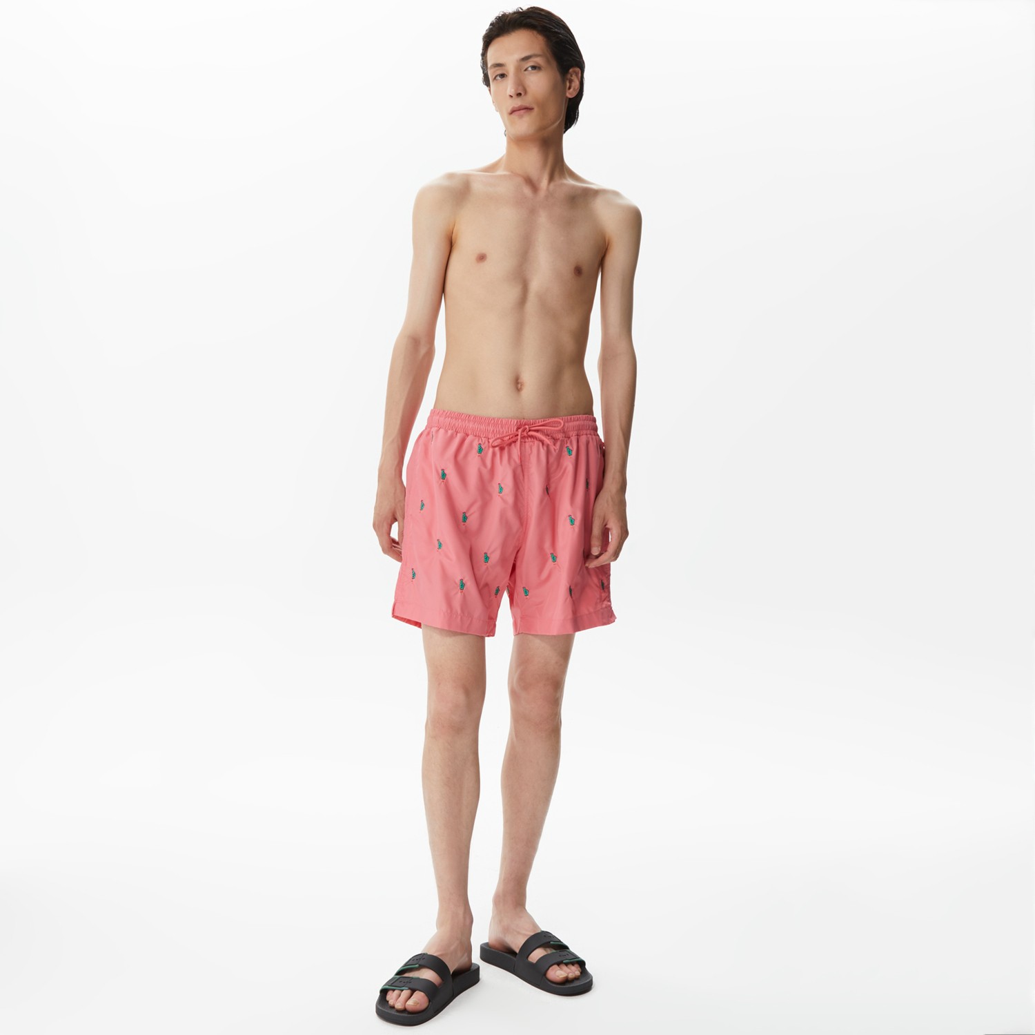 Nautica Erkek Pembe Desenli Deniz Şortu T35224T.6TH