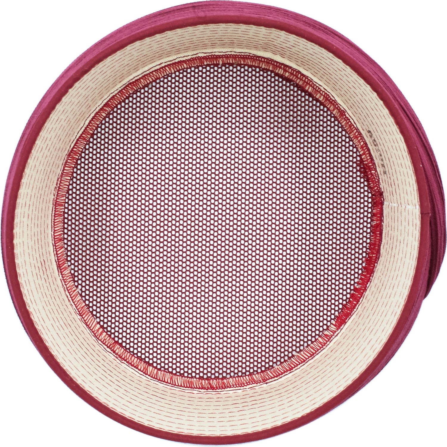 Sarıkhane Fileli Sarık, Bordo Kumaş, Bordo Takke, Düz Sarım, Fileli, 7 Metre görsel 5