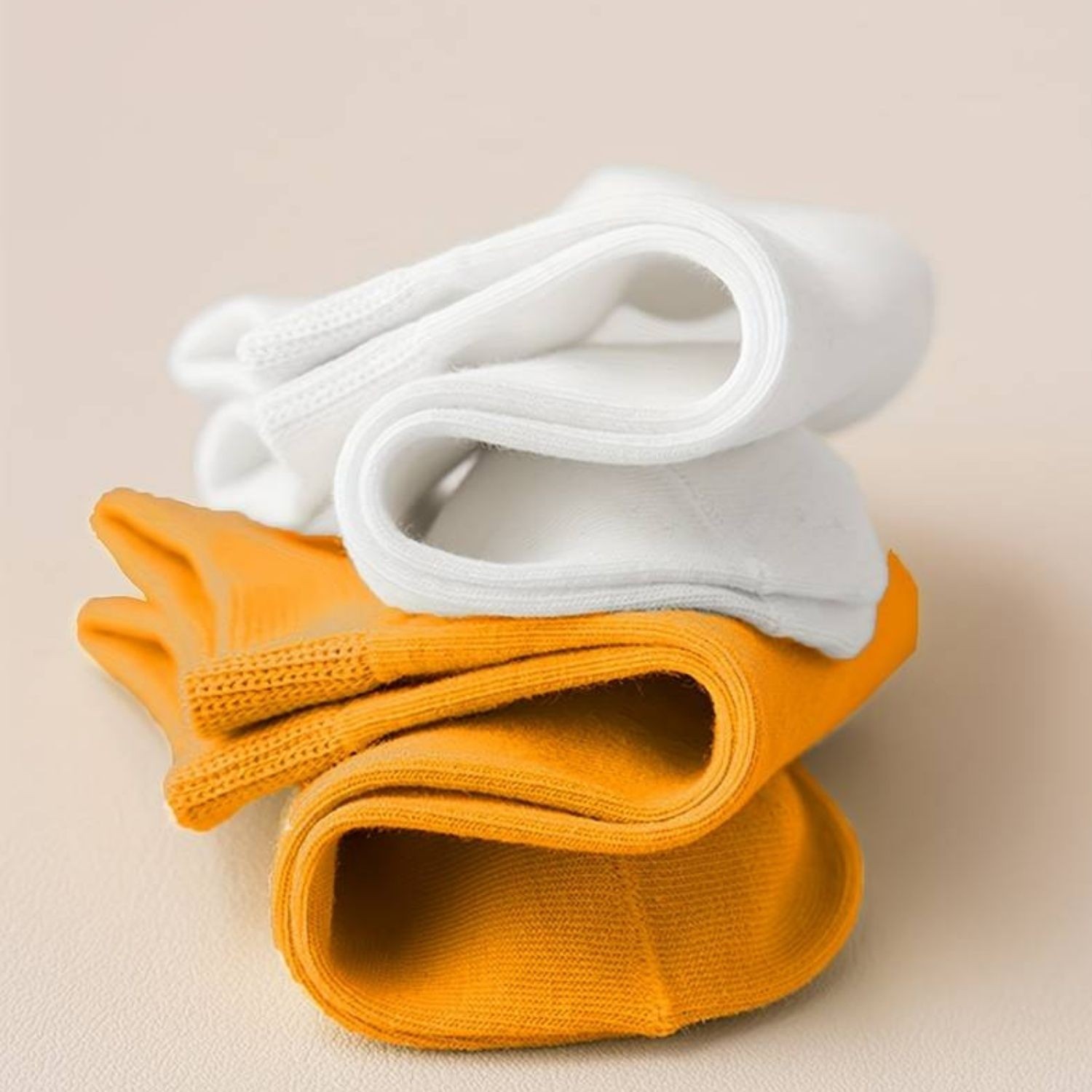 Kral Socks Renkli (10 Çift) Likralı Pamuklu Penye Kadın Patik Çorap görsel 4