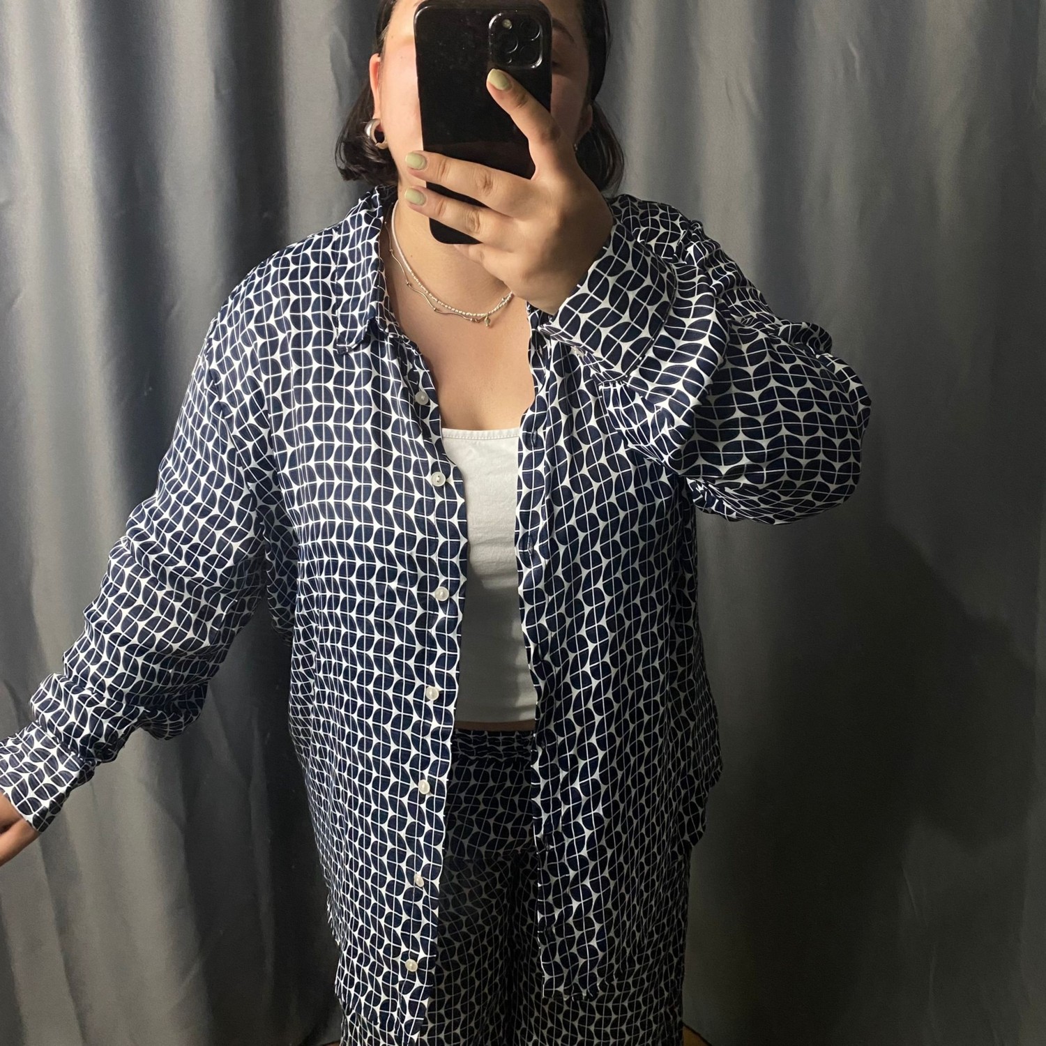 Loshe Collection Büyük Beden Gömlek Takım görsel 2