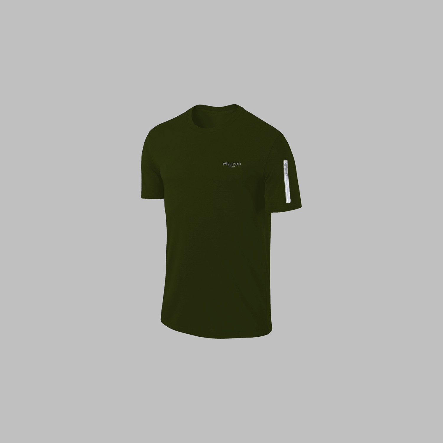 POSEIDON STORM Erkek Beyaz Özel Supra Penye Kumaş Mevsimlik Tshirt-Eşofman Seti (S-3xl) görsel 2