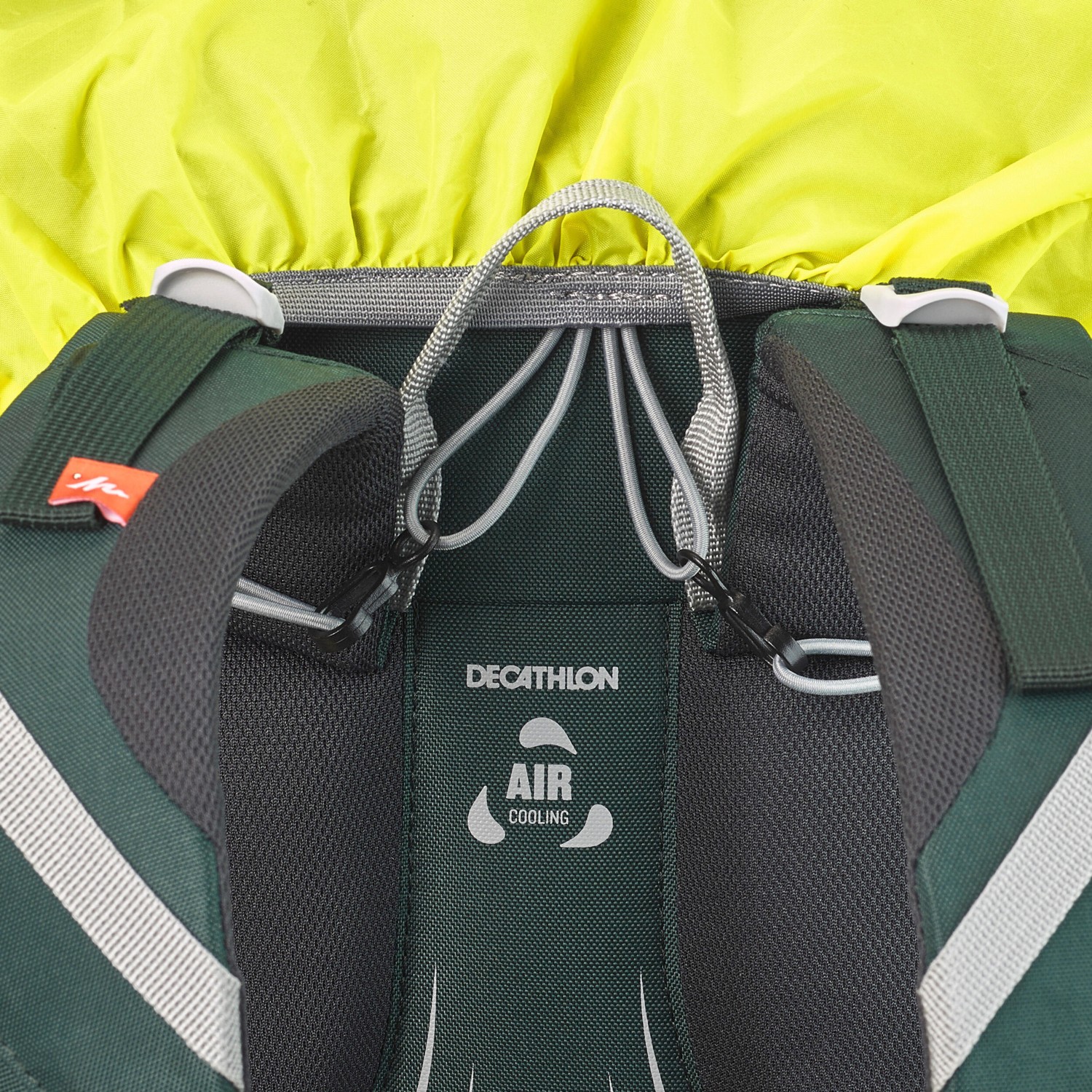 Decathlon Forclaz Yağmur Kılıfı 20/40L Sırt Çantası İçin Su Geçirmez Sarı Polyester Özellikli görsel 4