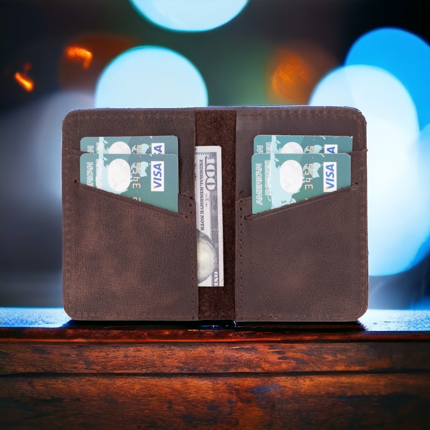PLM Enrico Slim Deri Kartlık Tn3 Kahverengi görsel 5