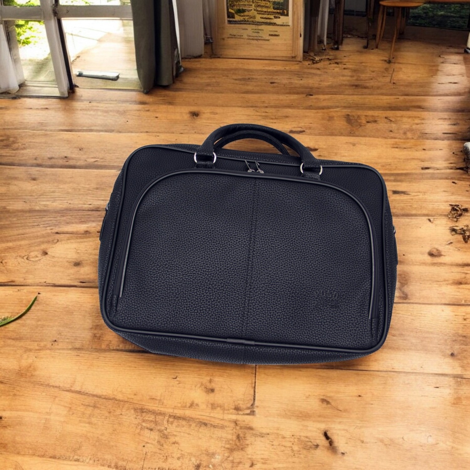 AbbasShop Evrak Çantası, Laptop Çantası Iş Çantası Suni Deri 33X42X8 cm