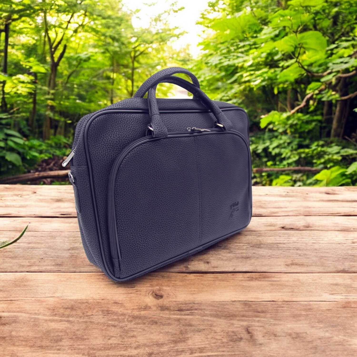AbbasShop Evrak Çantası, Laptop Çantası Iş Çantası Suni Deri 33X42X8 cm görsel 2