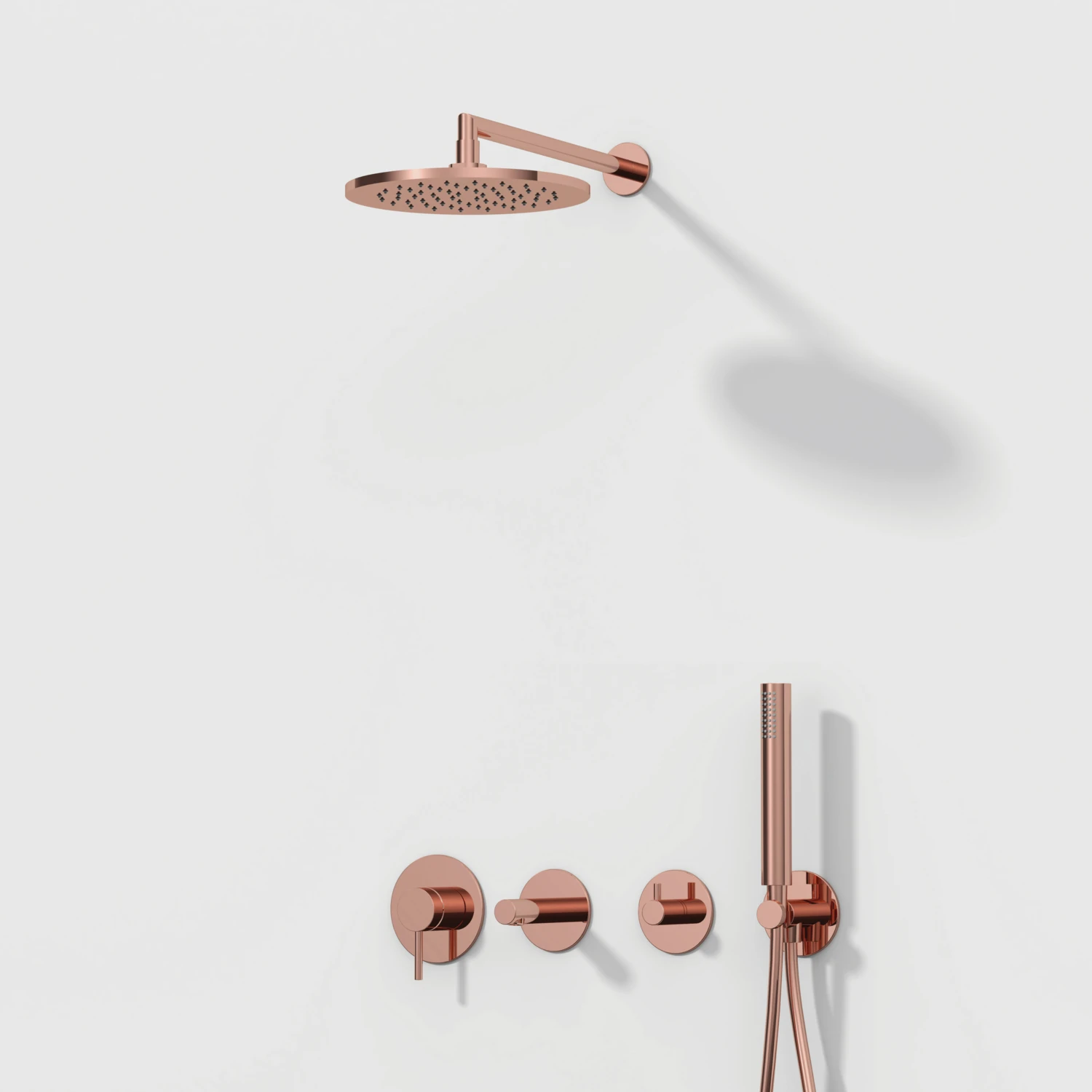 Resim VitrA Origin A4262526 Ankastre El Duşu Çıkışı, Bakır 