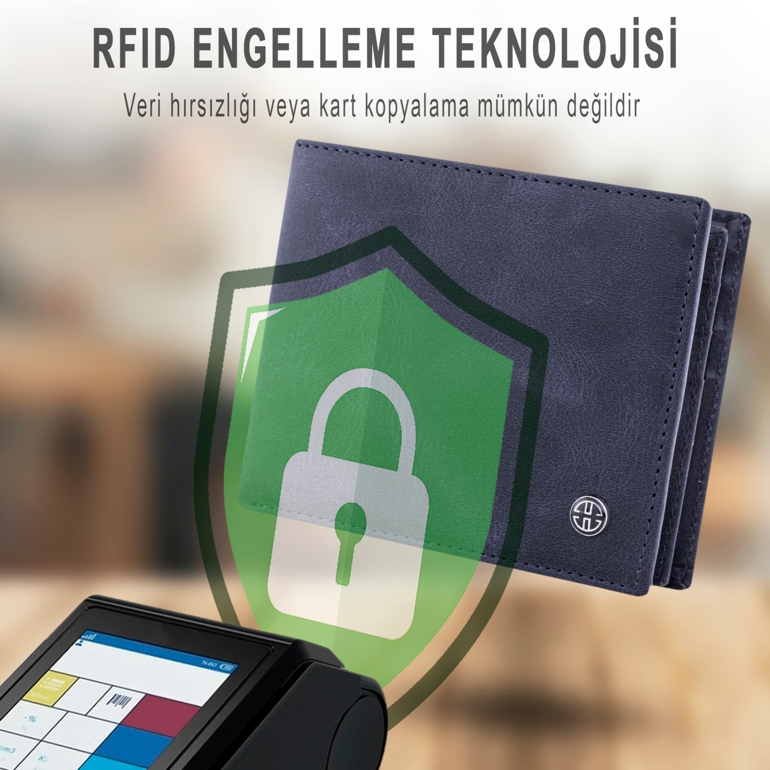 Trusador Treviso Klasik Taba Bozuk Para Cepli Hakiki Deri Erkek Cüzdan Rfid Korumalı Hediyelik görsel 5