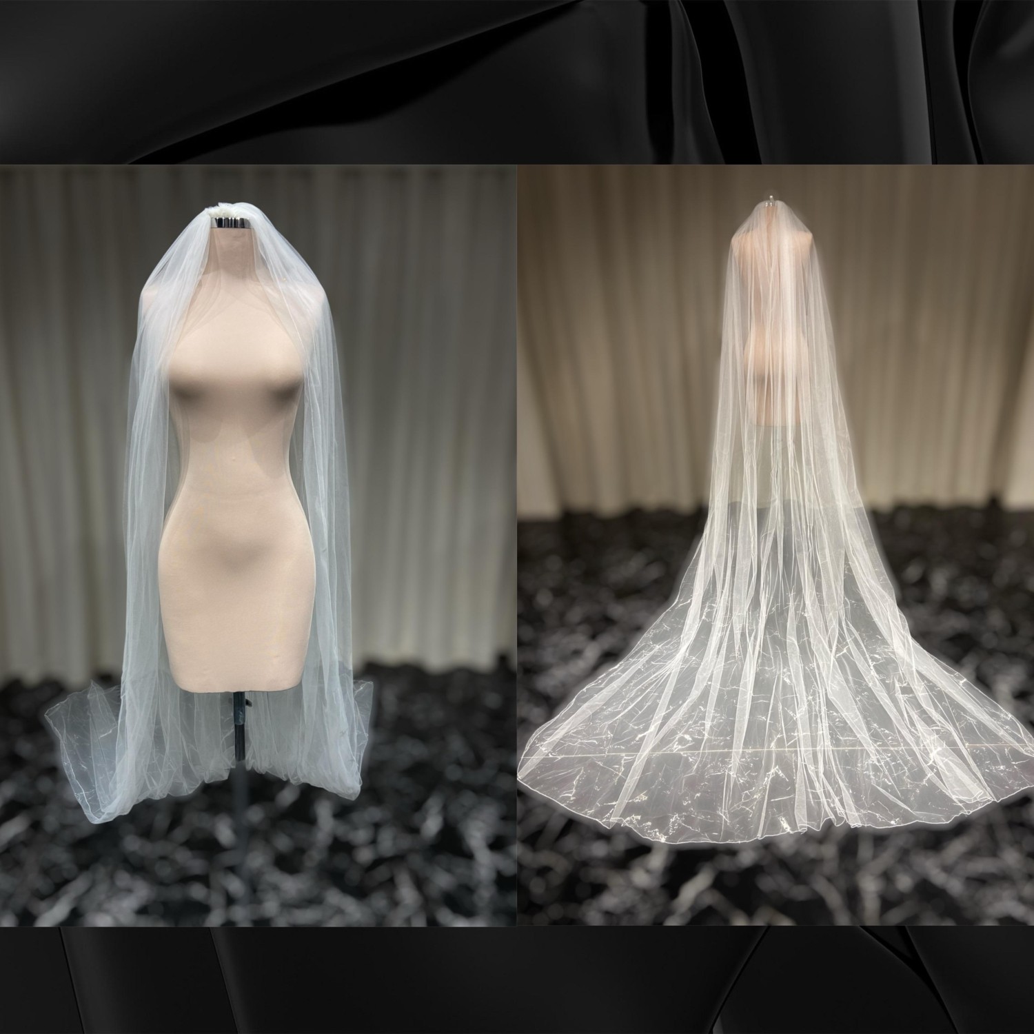 Narin Moda Gelinlik Düz Tül Duvak