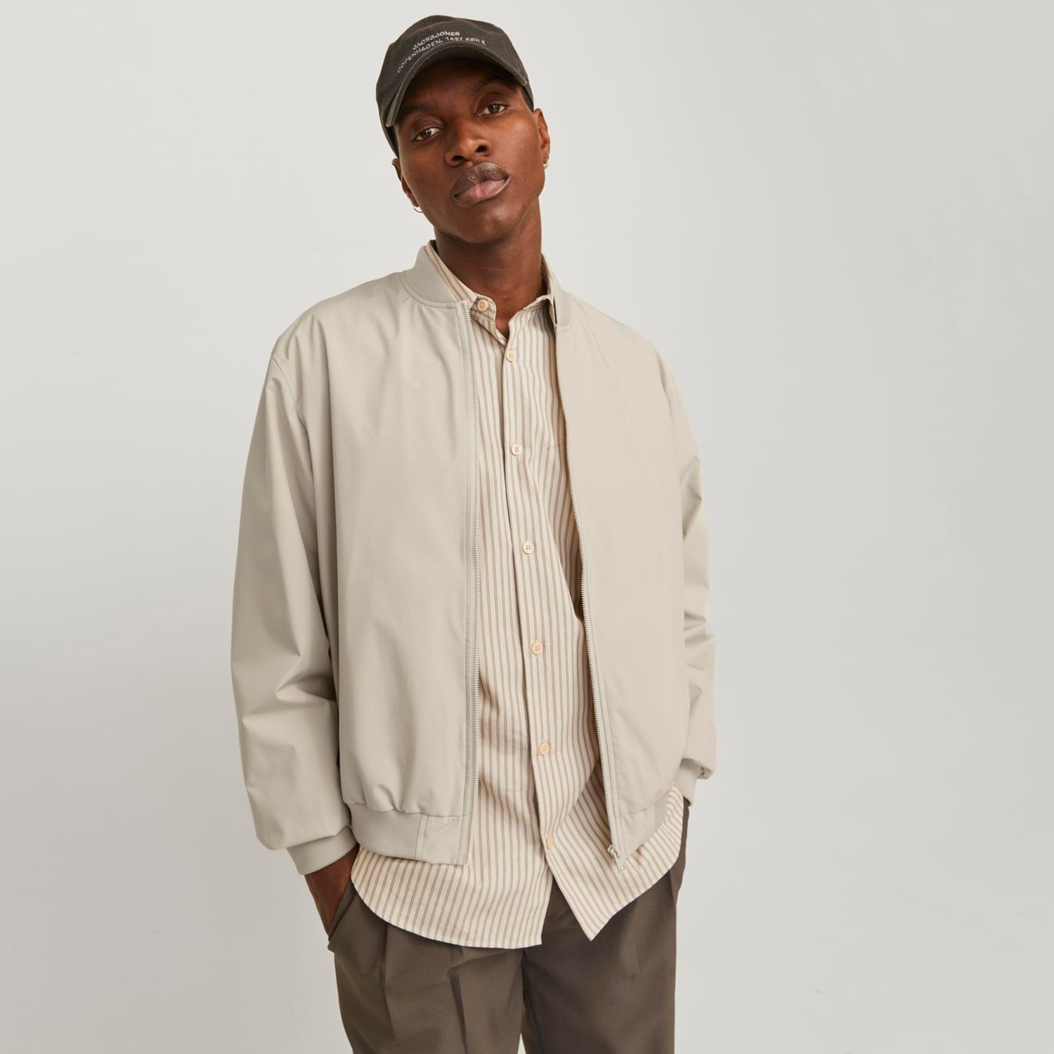 Jack & Jones Erkek Beyzbol Yaka Bomber Ceket - Charge görsel 3