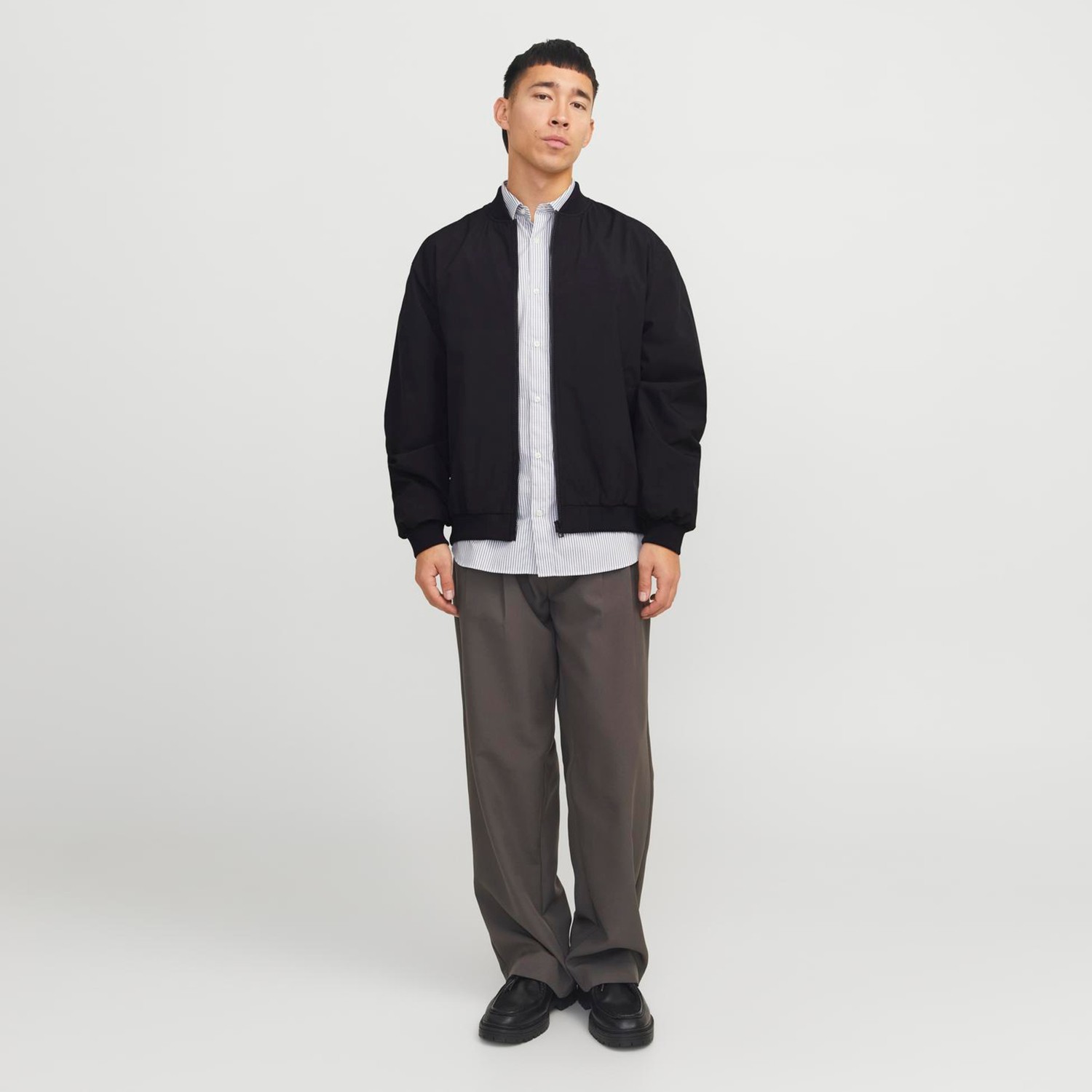 Jack & Jones JJECHARGE BOMBER JACKET N Siyah Erkek Ceket görsel 2