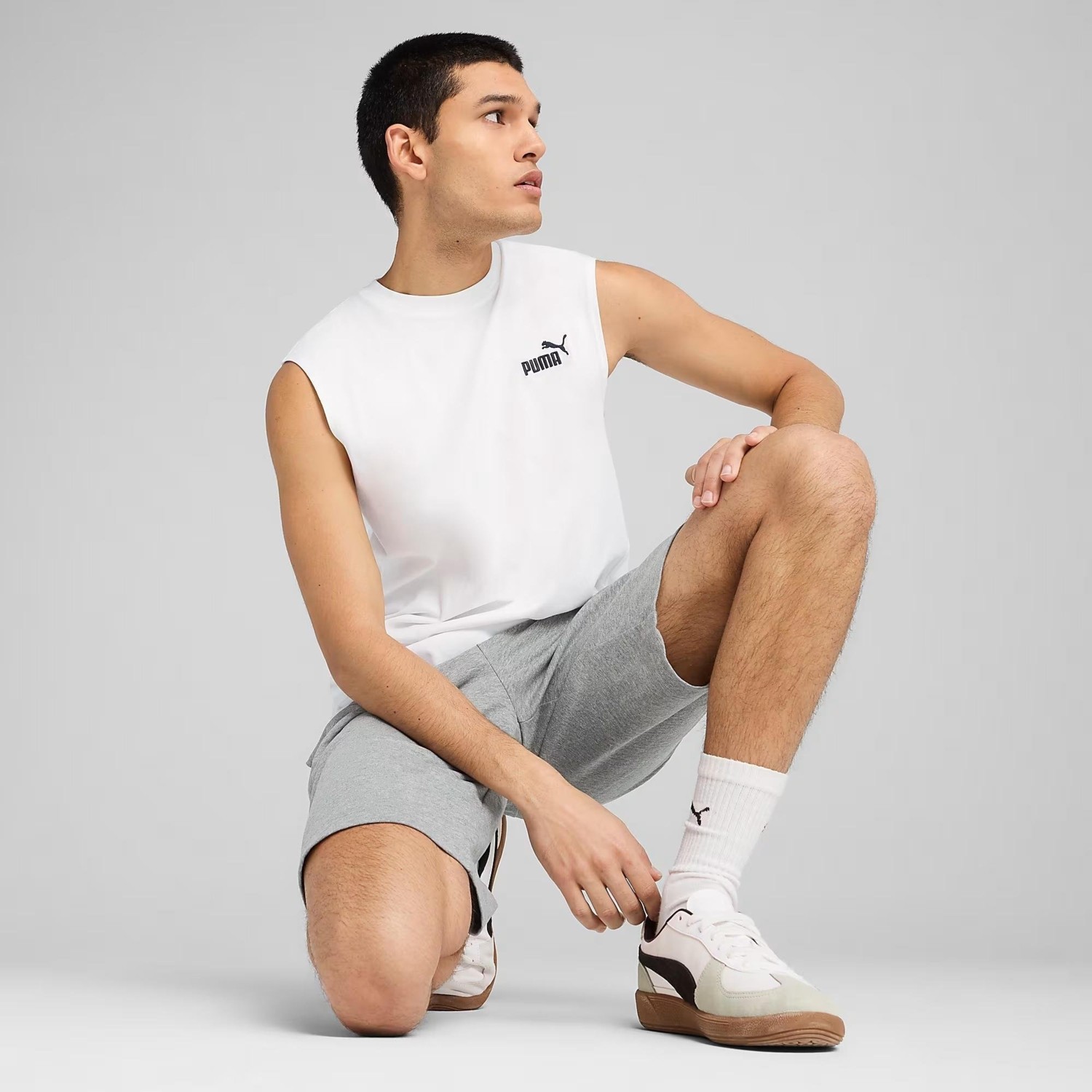 Belirtilmemiş Puma Ess Sleeveless Tee Erkek Atlet görsel 3