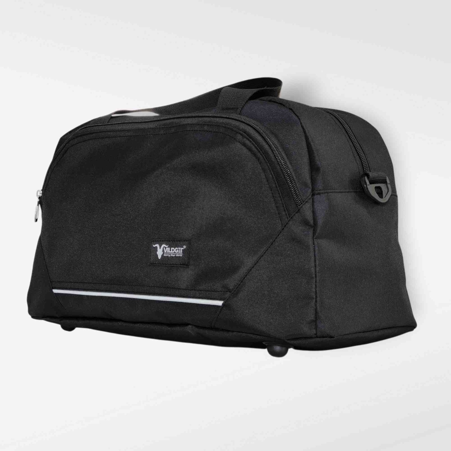 Vildget Unisex Siyah Spor ve Kısa Süreli Seyahatler Için Uygun Spor Çanta görsel 3