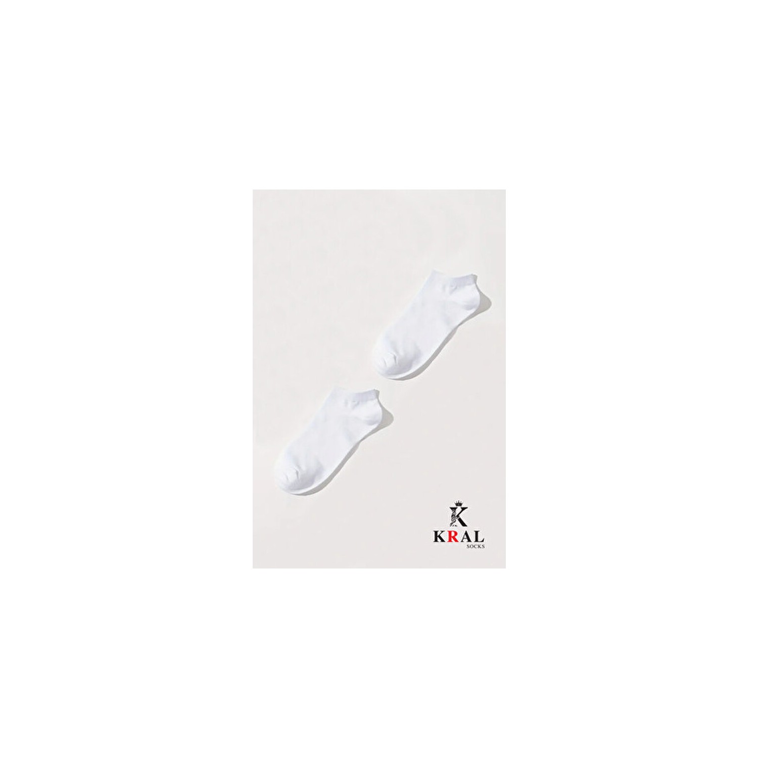 Kral Socks Ekonomik Bilek Boy Patik Çorap Düz Desen Yıkamalı Pamuklu 10 Çift görsel 7