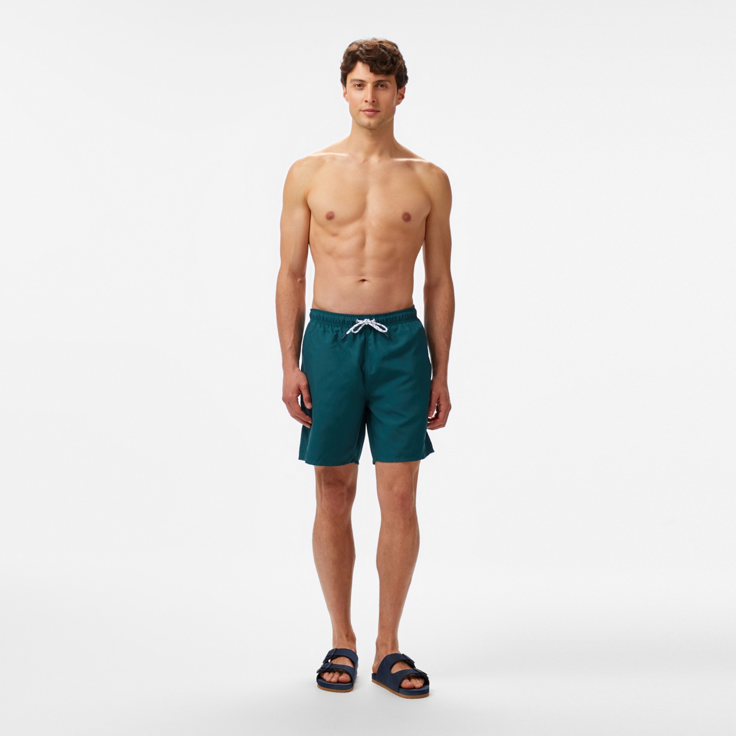 Nautica Erkek Mavi Regular Fit Deniz Şortu