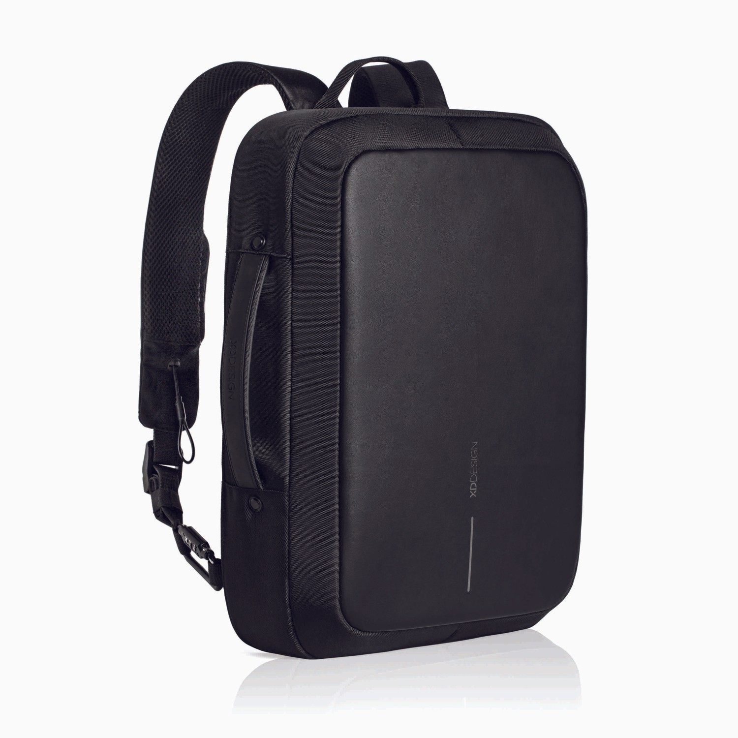 XD Desing XD DESIGN Bobby Bizz 15.6'' Uyumlu Suya Dayanklı Hırsızlık ÖnleyiciUsb Şarj Girişli El ve Sırt Çantası görsel 6