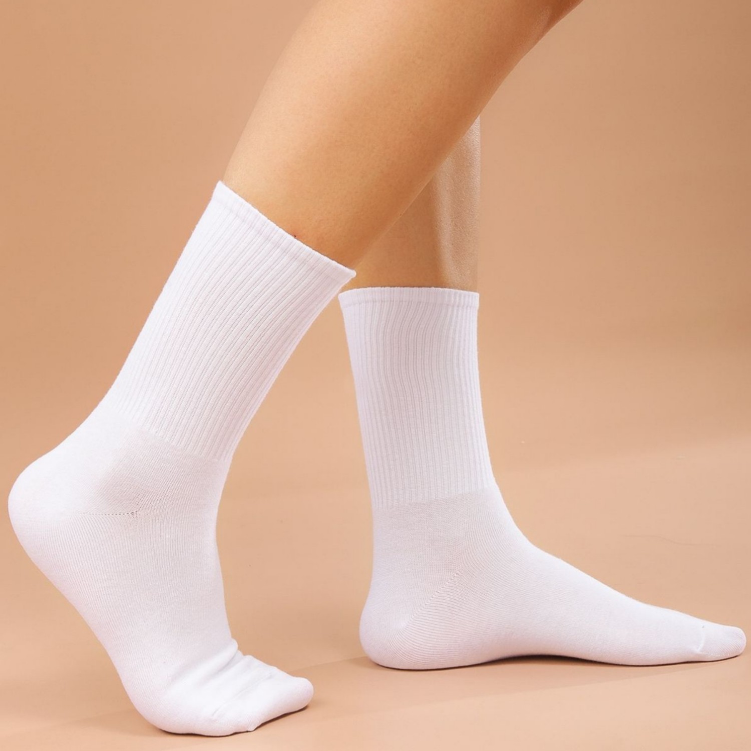Kral Socks Unisex 6 Çift Pamuklu Tenis Spor Uzun Soket Boy Çorap görsel 3