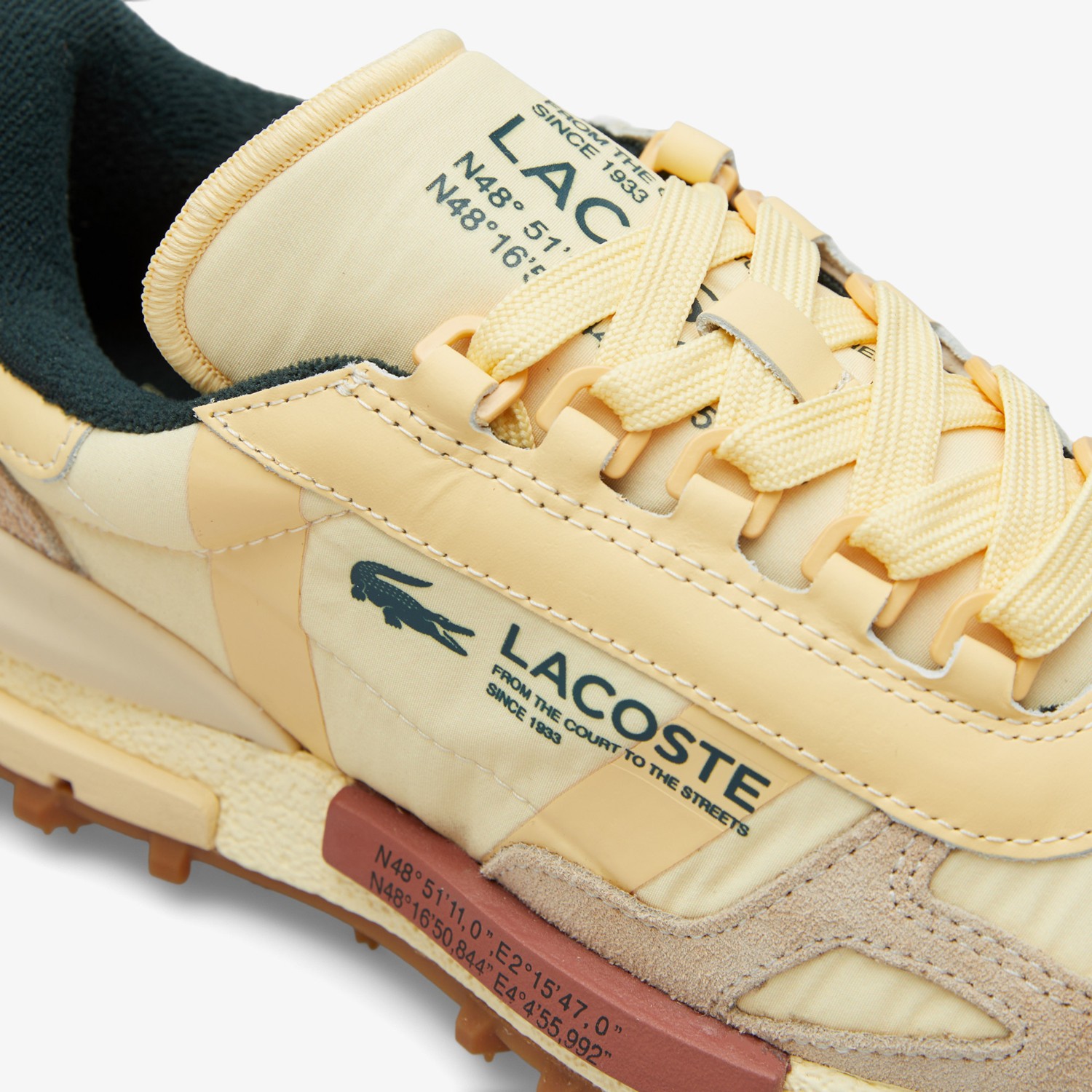 Lacoste Elite Active Kadın Sarı Sneaker 750SFA0078T Ab0 görsel 6