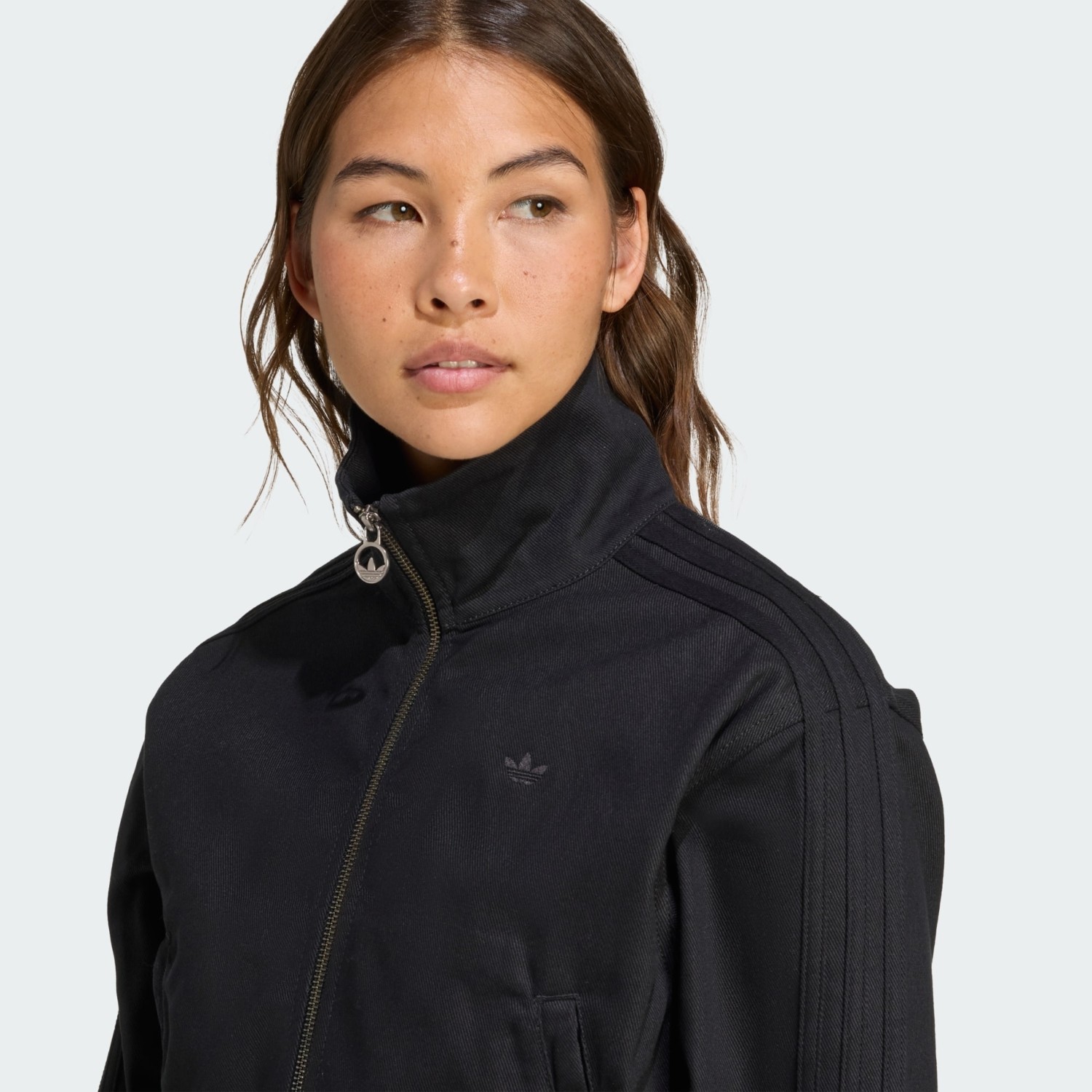 adidas Originals JW7267 Firebird Twill Crop Track Top görsel 4