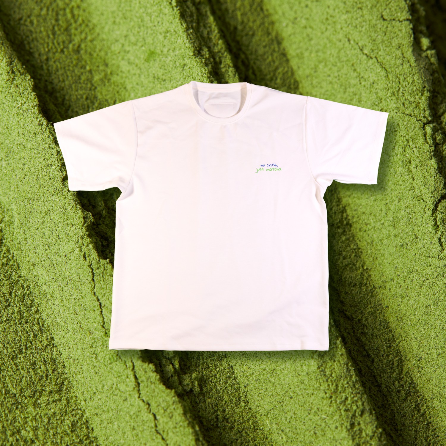 Mim And More Matcha Club Baskılı Unisex Oversize Tişört, Modal Kumaş, Hafif ve Rahat T-Shirt görsel 2