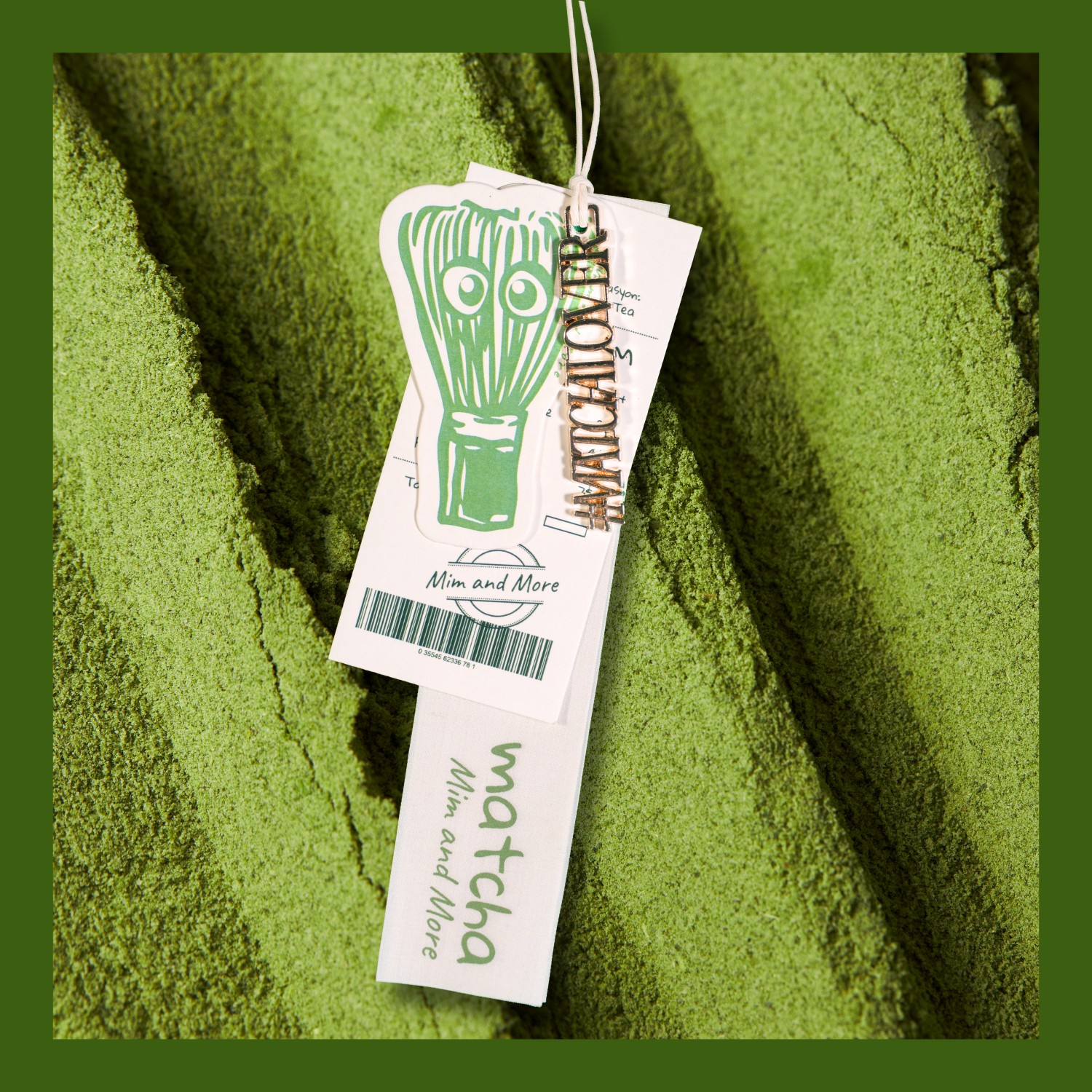 Mim And More Matcha Club Baskılı Unisex Oversize Tişört, Modal Kumaş, Hafif ve Rahat T-Shirt görsel 6