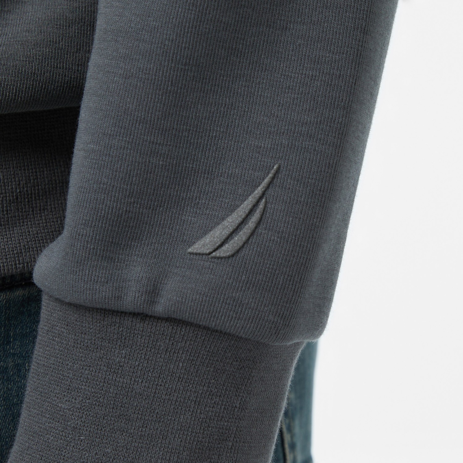 Nautica Erkek Gri Classic Fit Sweatshirt görsel 5