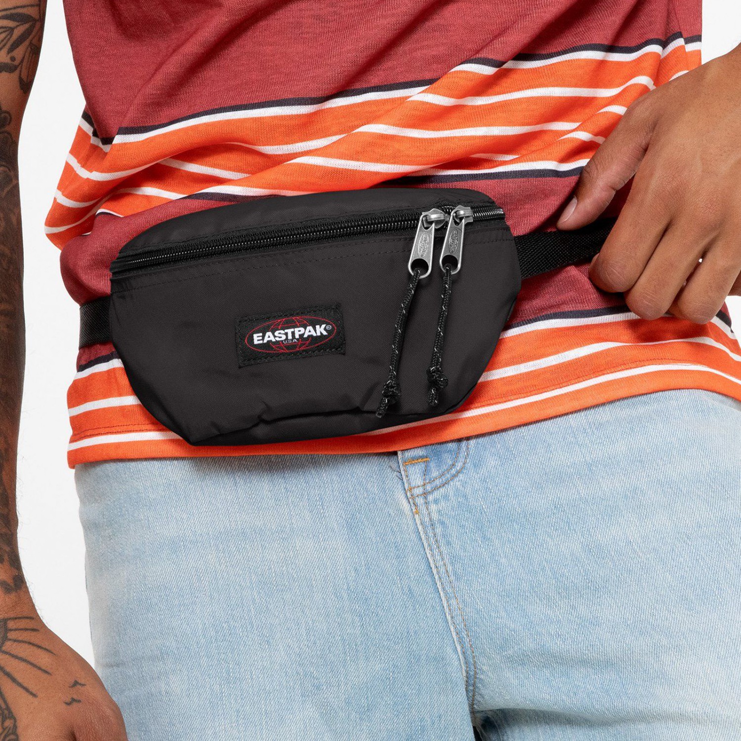 Eastpak Springer Powr Unisex Siyah Bel Çantası görsel 3