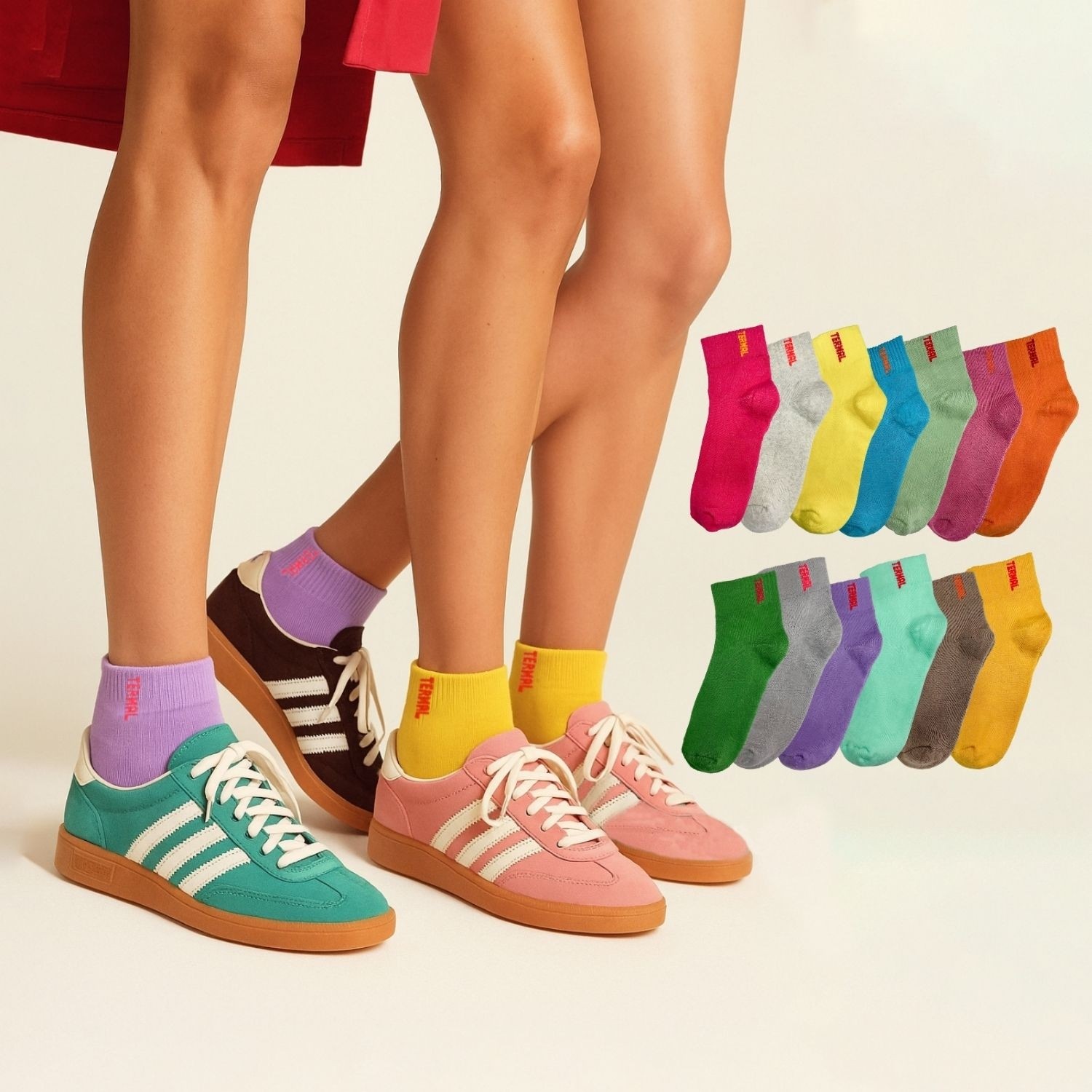 Kral Socks 5 Çift Termal Kadın Havlu Kışlık Çorap (Isı Emici)