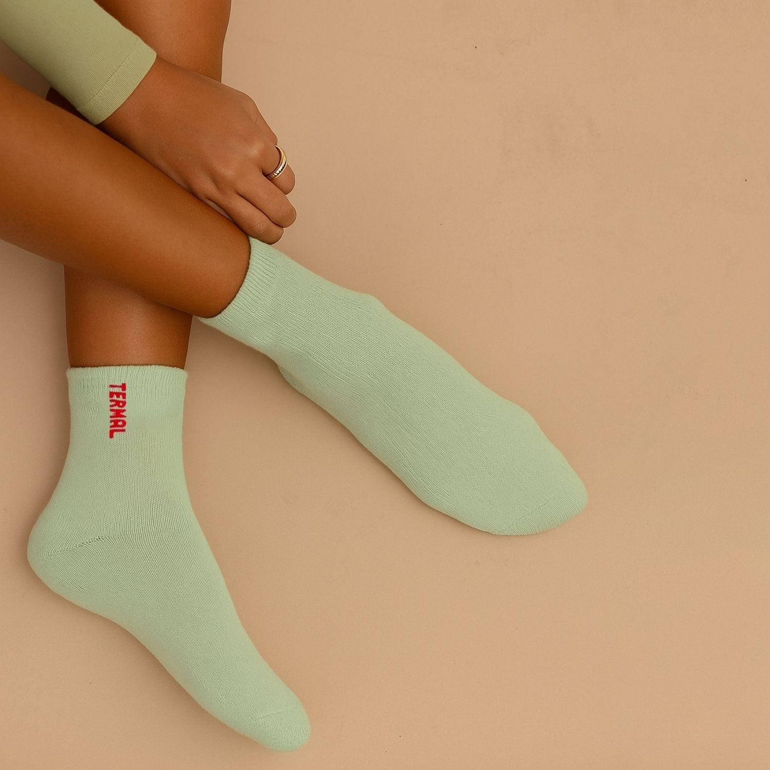 Kral Socks 5 Çift Termal Kadın Havlu Kışlık Çorap (Isı Emici) görsel 2