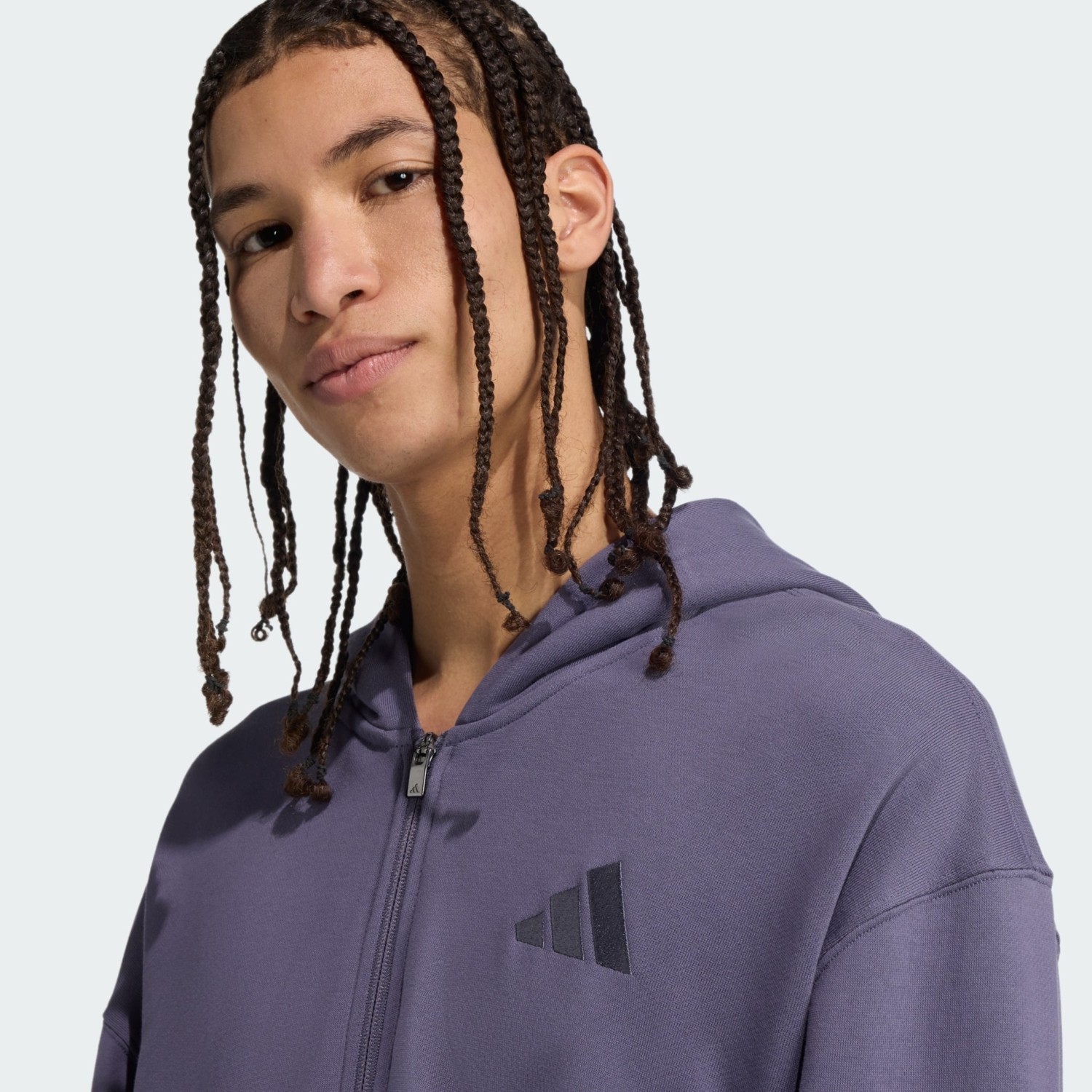 adidas Sportswear JV7232 ALL SZN French Terry Full-Zip Kapüşonlu Üst görsel 4