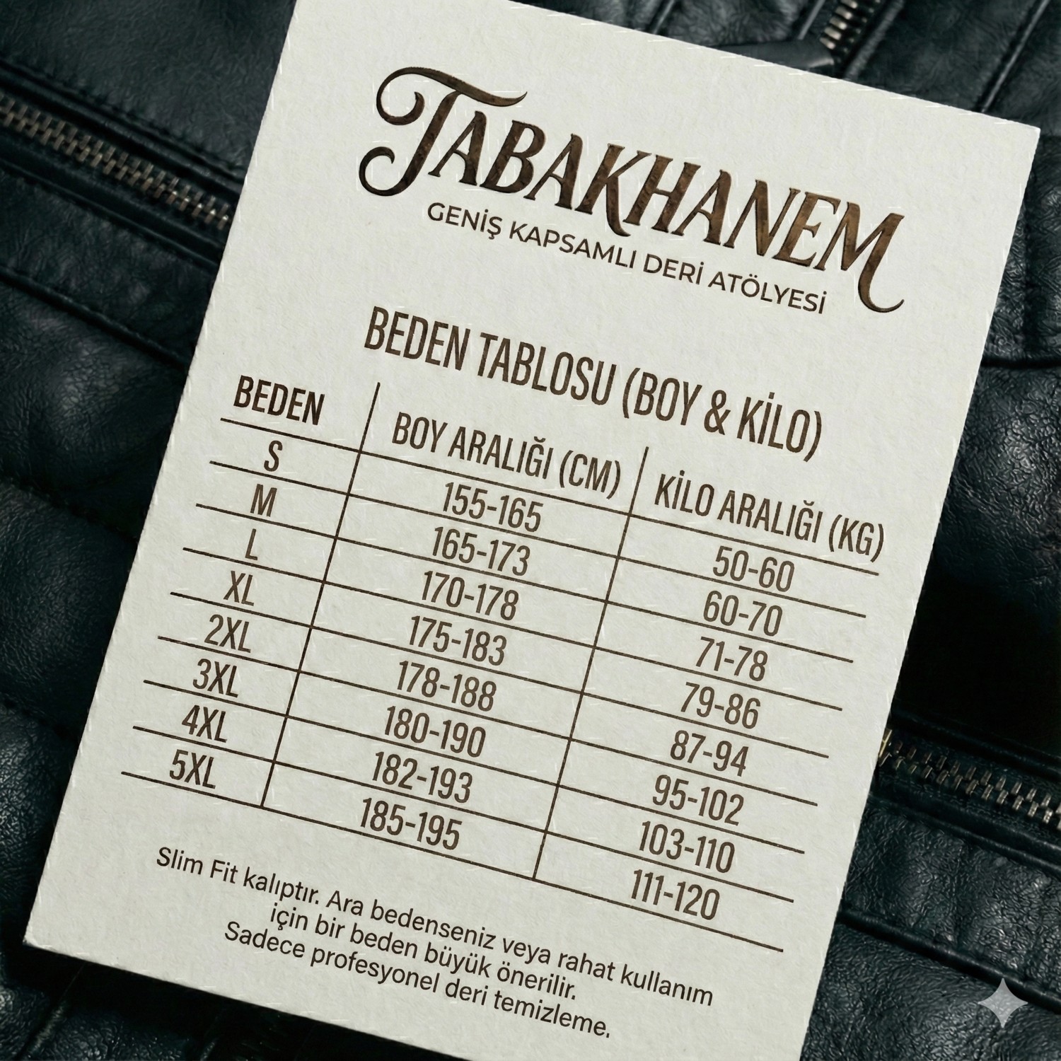 Tabakhanem Erkek Hakiki Deri Siyah Dik Yaka Fermuarlı Ceket | Minimal Tasarım, Şık ve Günlük Kullanım görsel 7