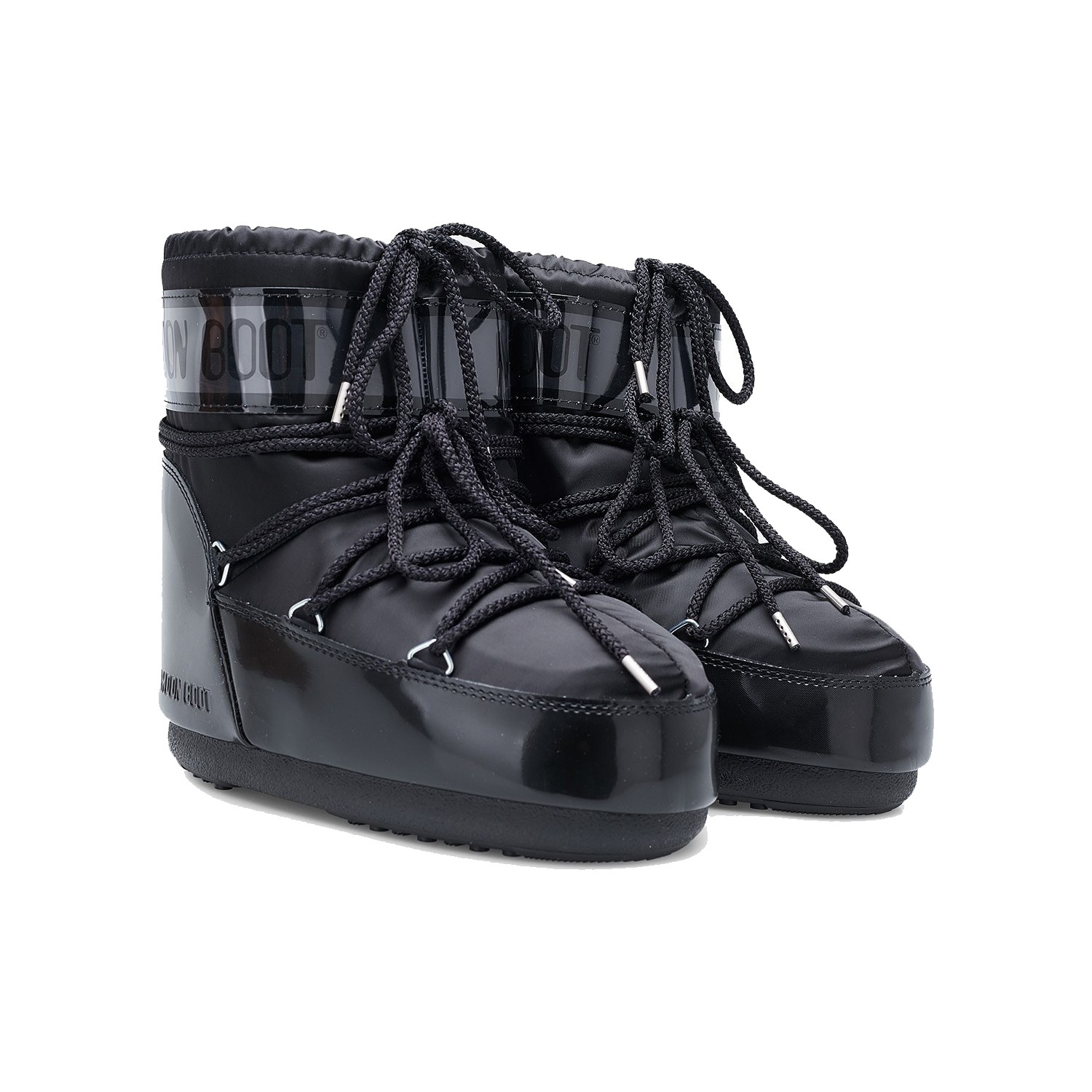 Moon Boot Mb Icon Low Glance Kadın Siyah Kar Botu görsel 3